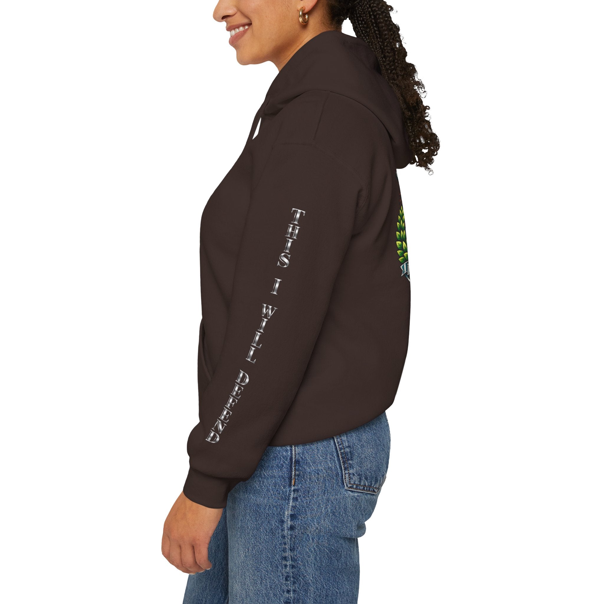 US Army Veteran Crest Hoodie — Military Emblem Sweatshirt