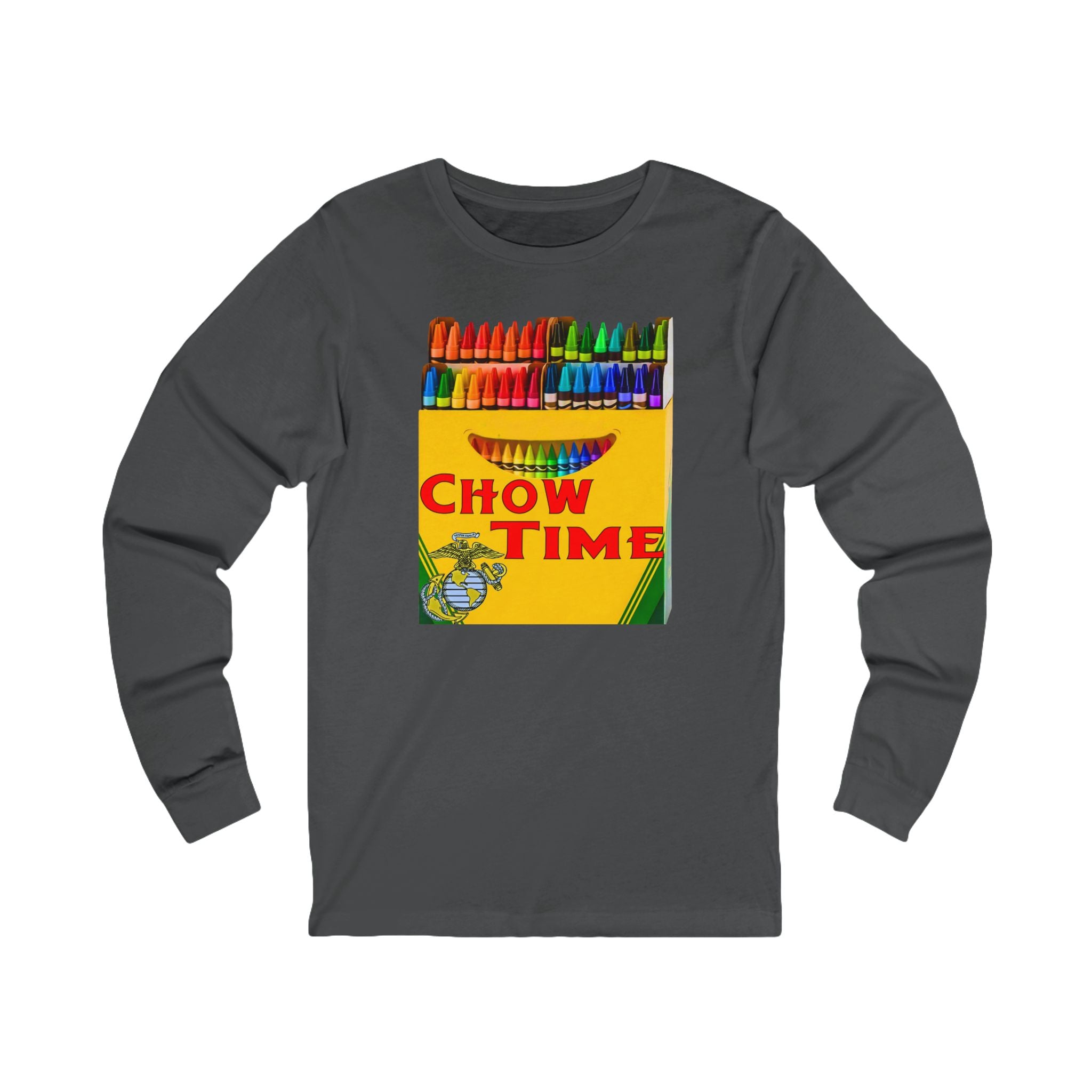 Chow Time Crayon Long Sleeve Tee