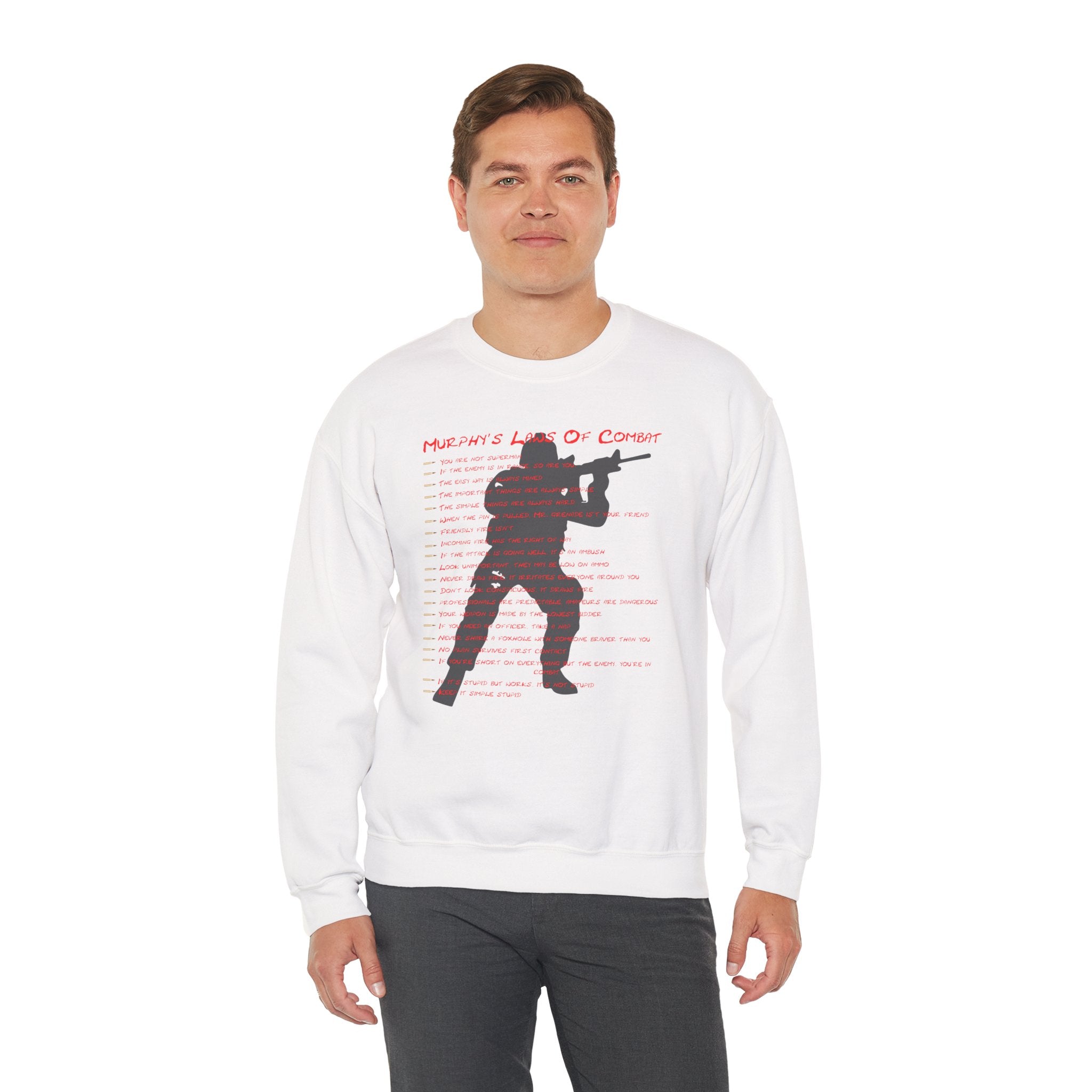 Murphys Laws Of Combat Crewneck Sweatshirt