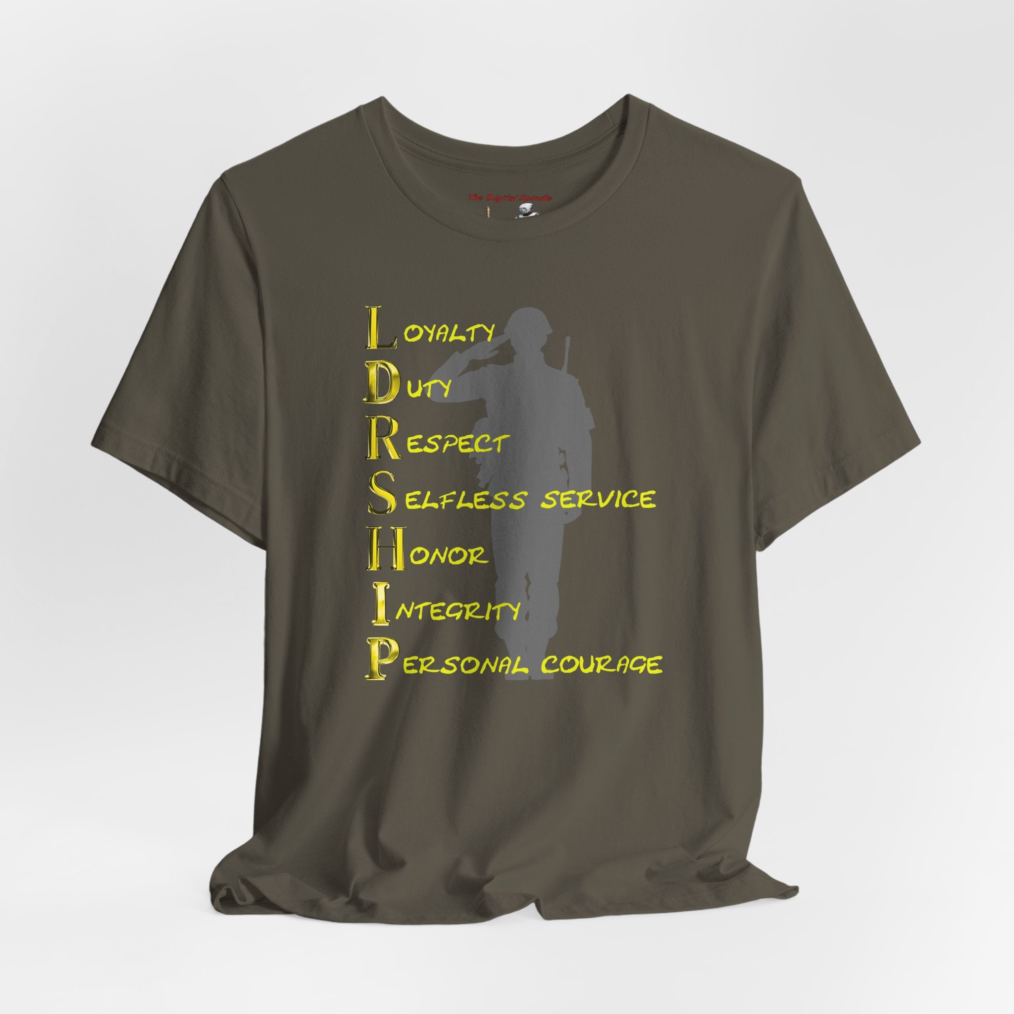 Leadership Values T‑Shirt — Loyalty, Duty, Respect & Honor Military Pride Tee