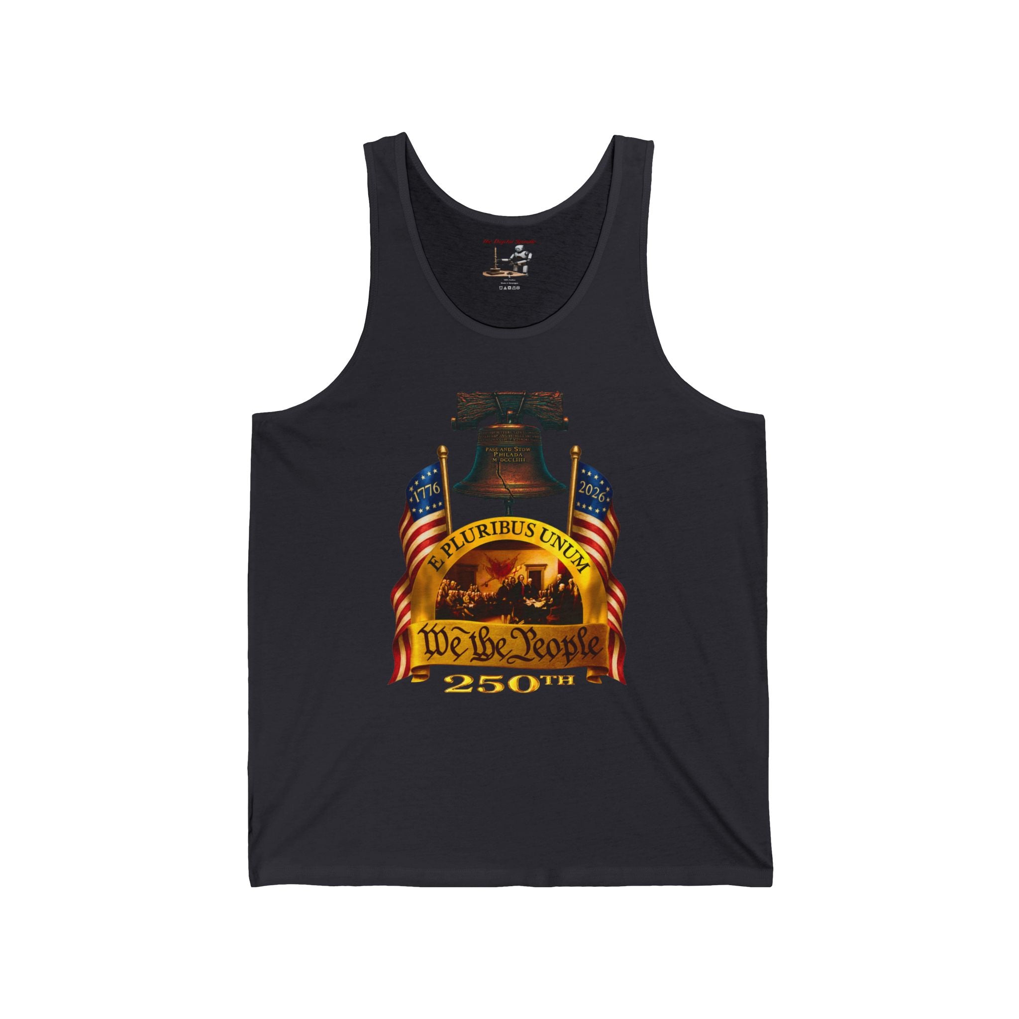 'We the People' Tank Top – 'We the People' Liberty Bell & Flags