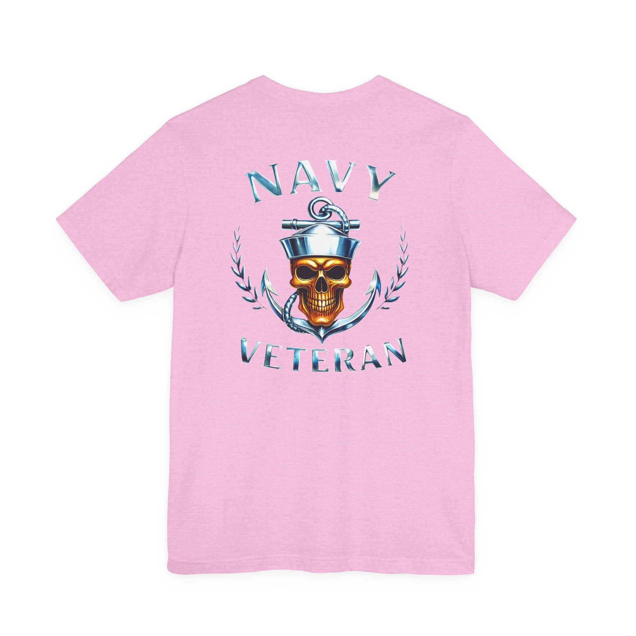 Navy Veteran Skull Anchor T‑Shirt