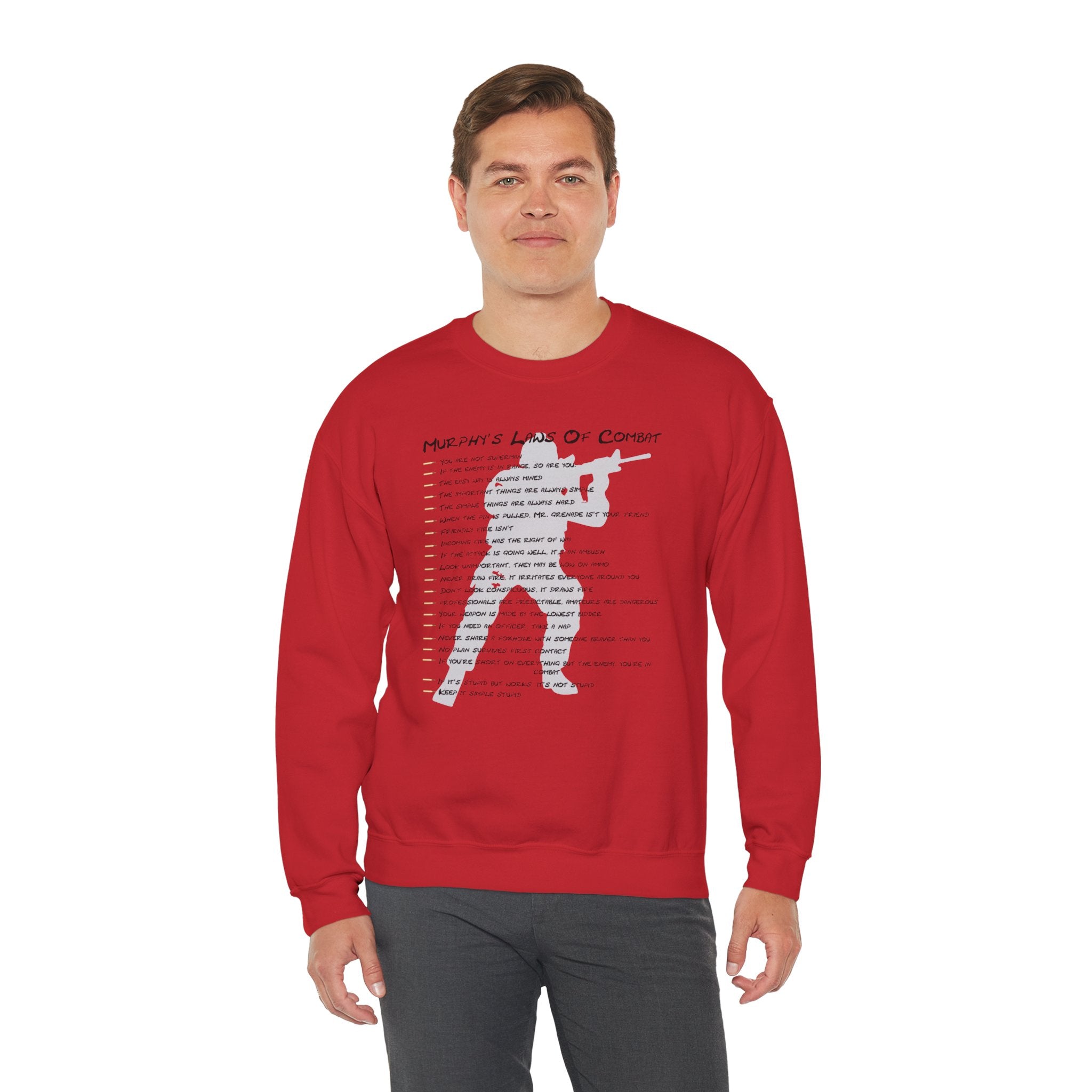 'Murphy's Laws of Combat' Crewneck Sweatshirt