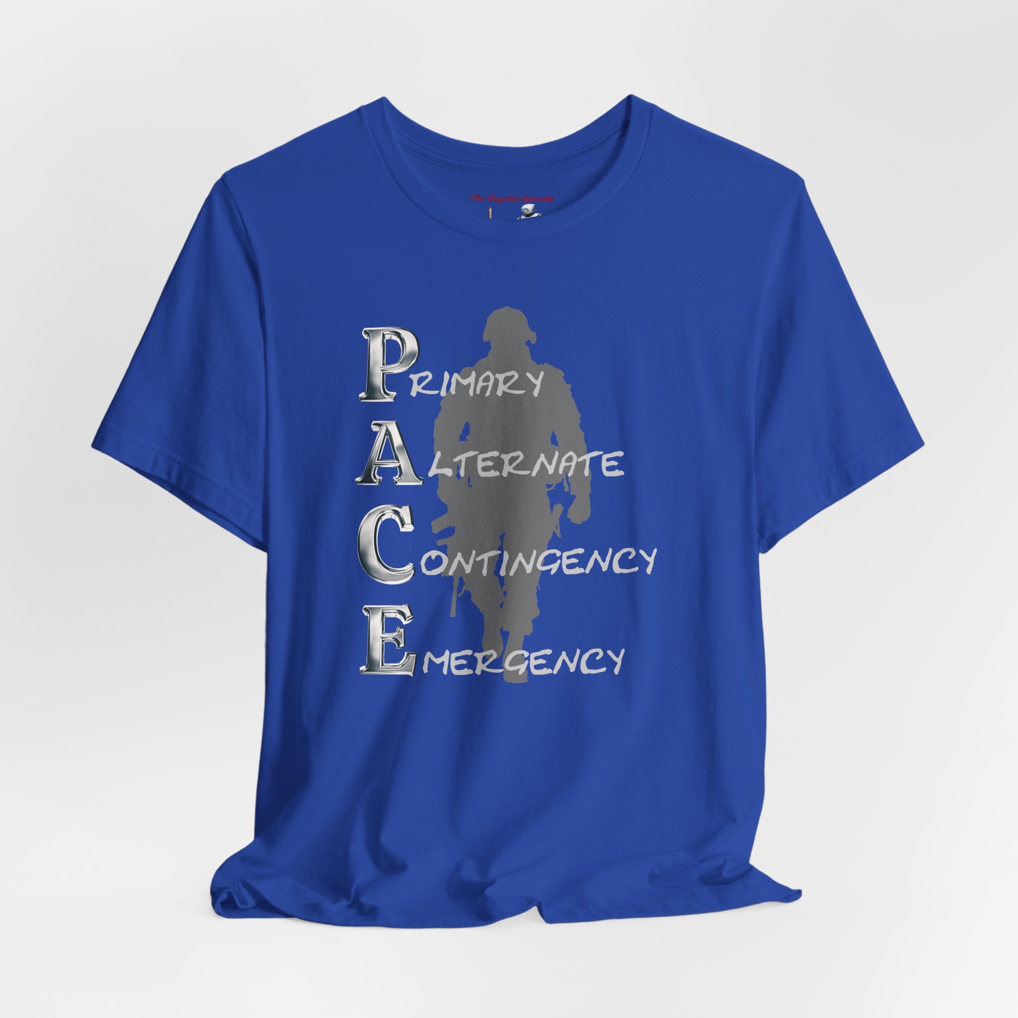 PACE Military Acronym T‑Shirt – "Primary Alternate Contingency Emergency" Tactical Tee