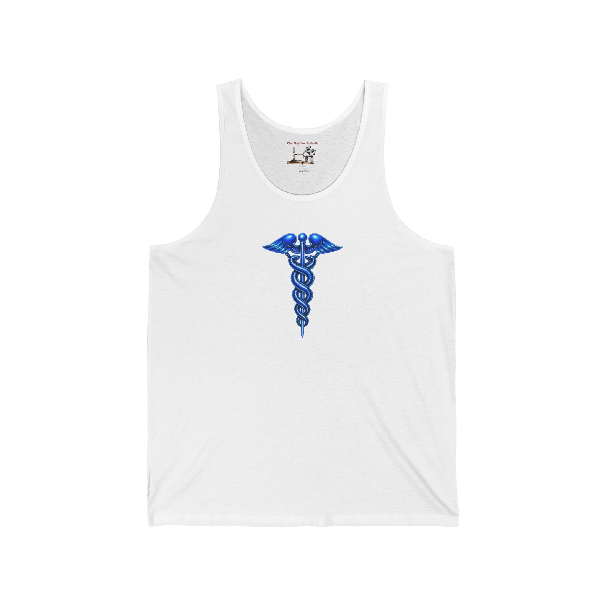 Front & Back Healthcare Spine Tank Top — Medical Staff Nurse Gift