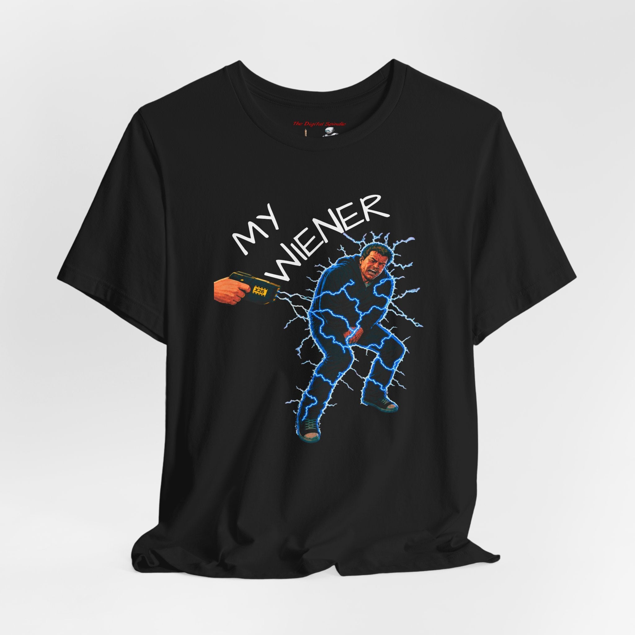 "MY WIENER" Comical Taser Training T-Shirt