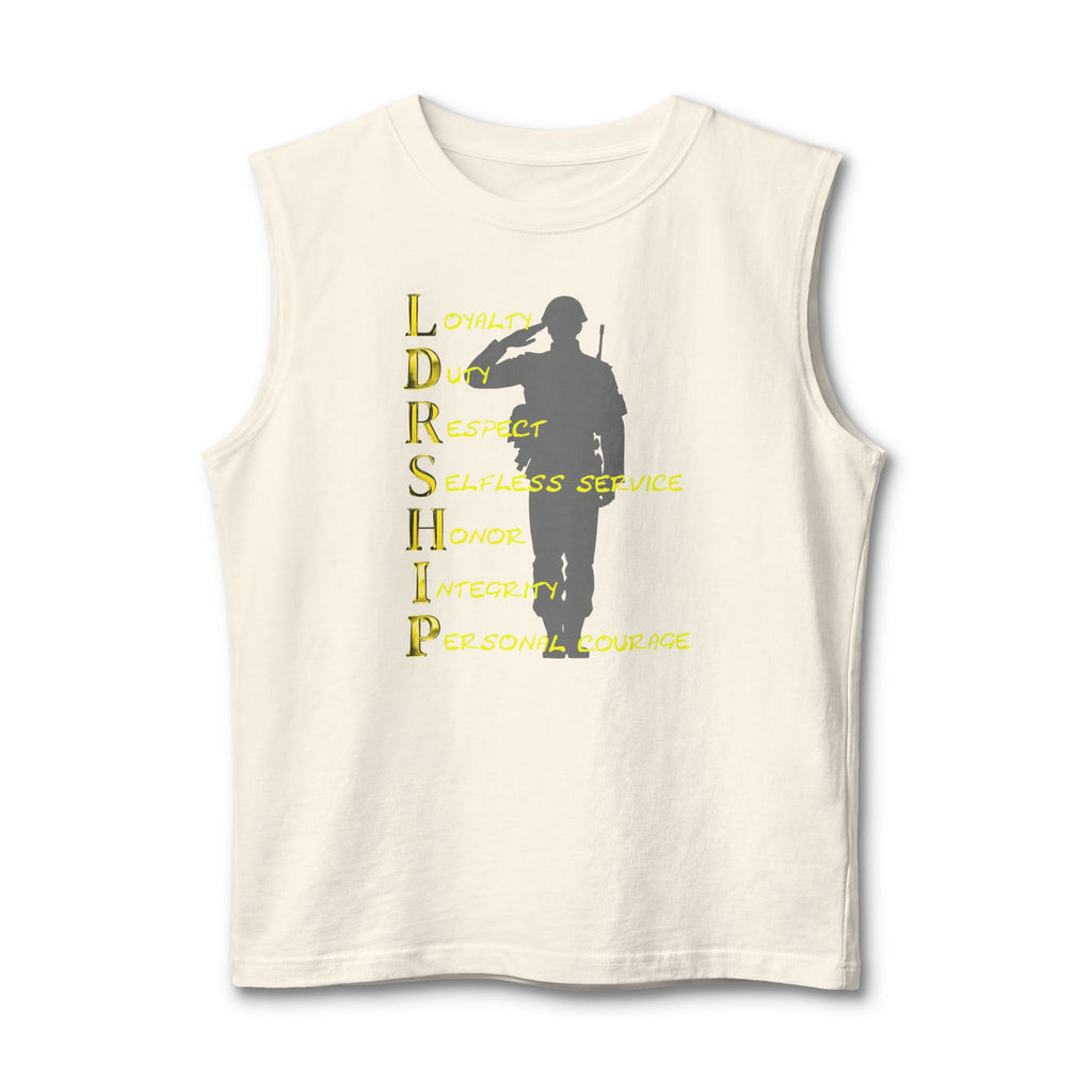 Leadership Values Muscle Tank — Military Tribute Workout Tank