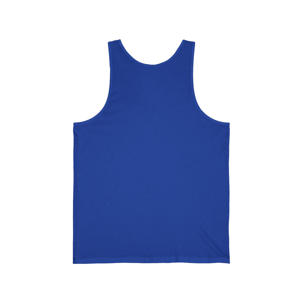 Mischievous Smirk Face Tank Top — Funny Cartoon Expression Graphic Tank