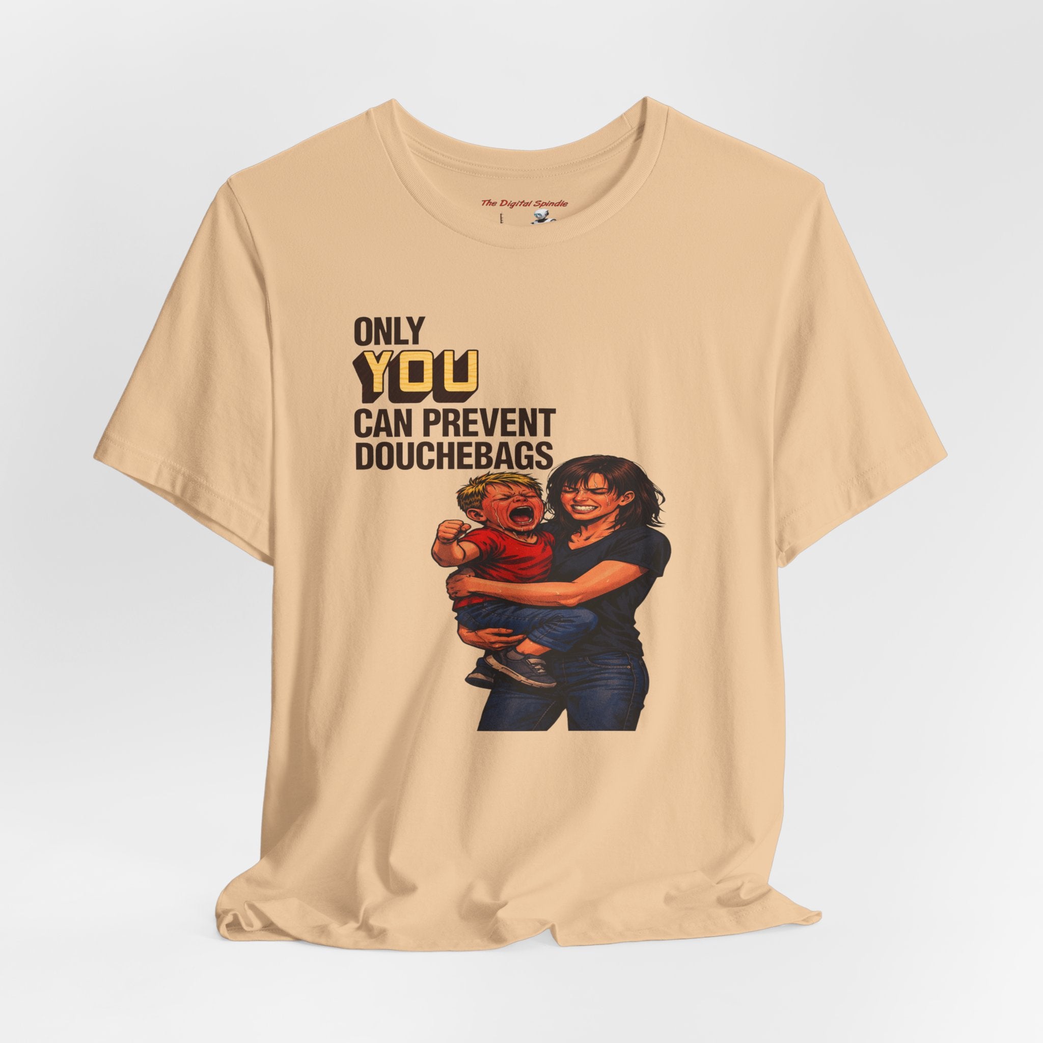 "Only You Can Prevent Douchebags" Mom & Kid Graphic T-Shirt