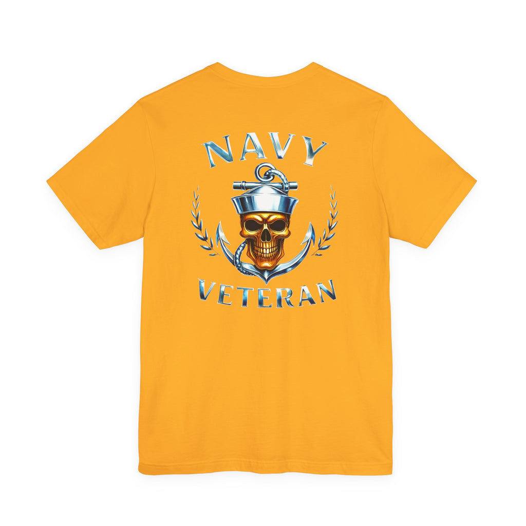 Navy Veteran Skull Anchor T‑Shirt