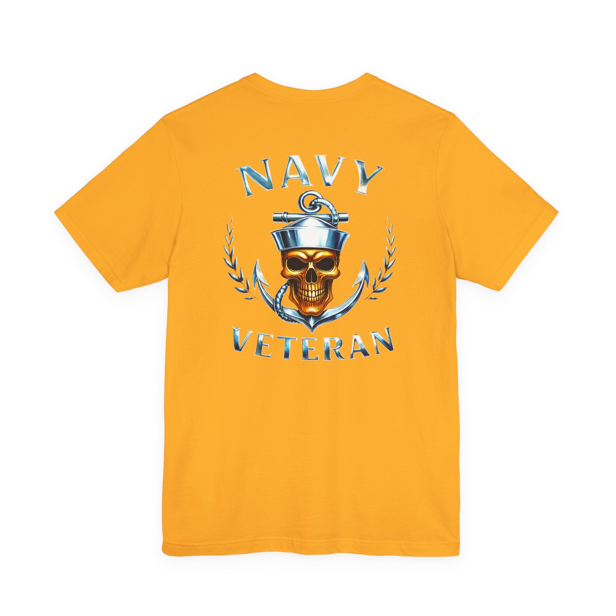 Navy Veteran Skull Anchor T‑Shirt