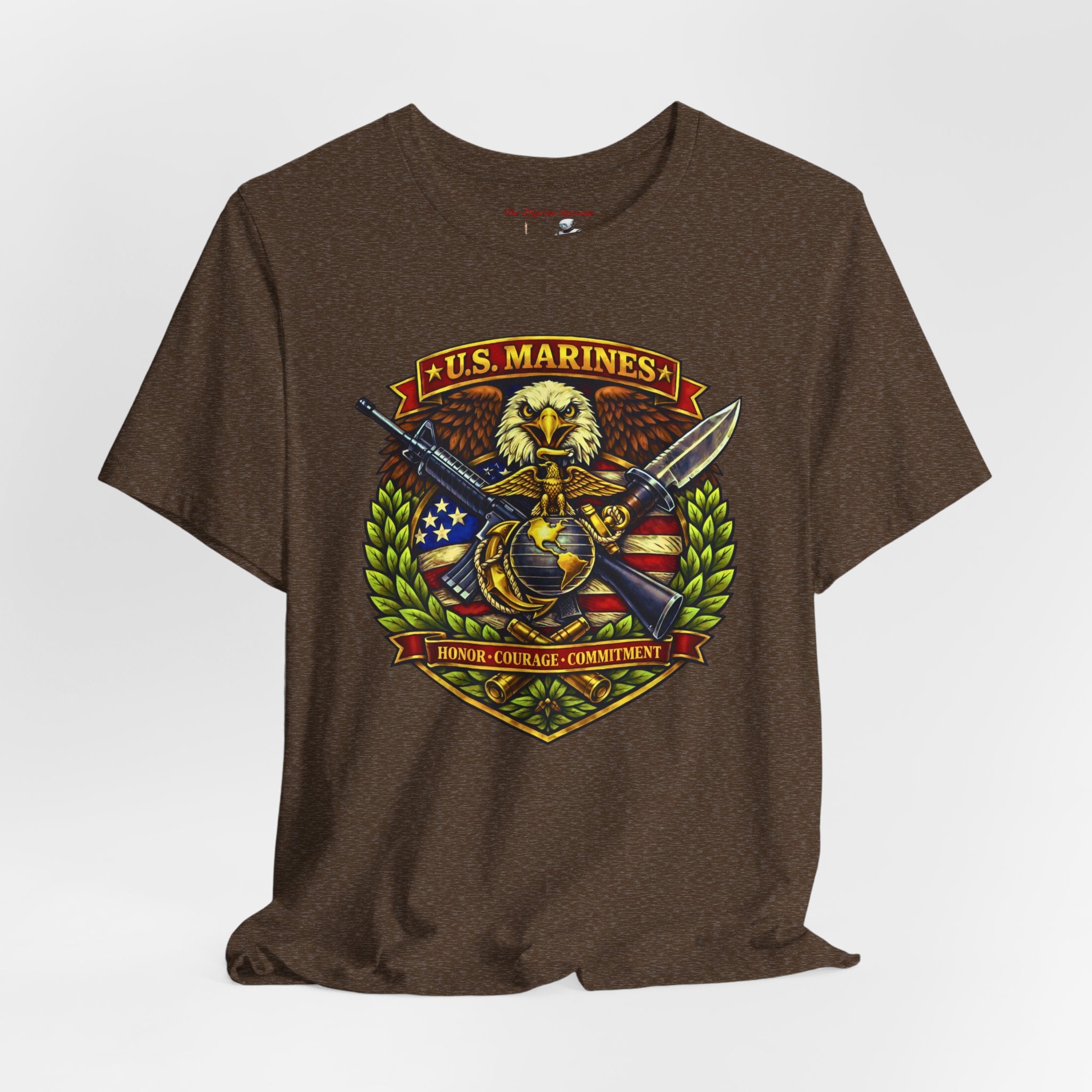 U.S. Marines Honor Courage Commitment Tee