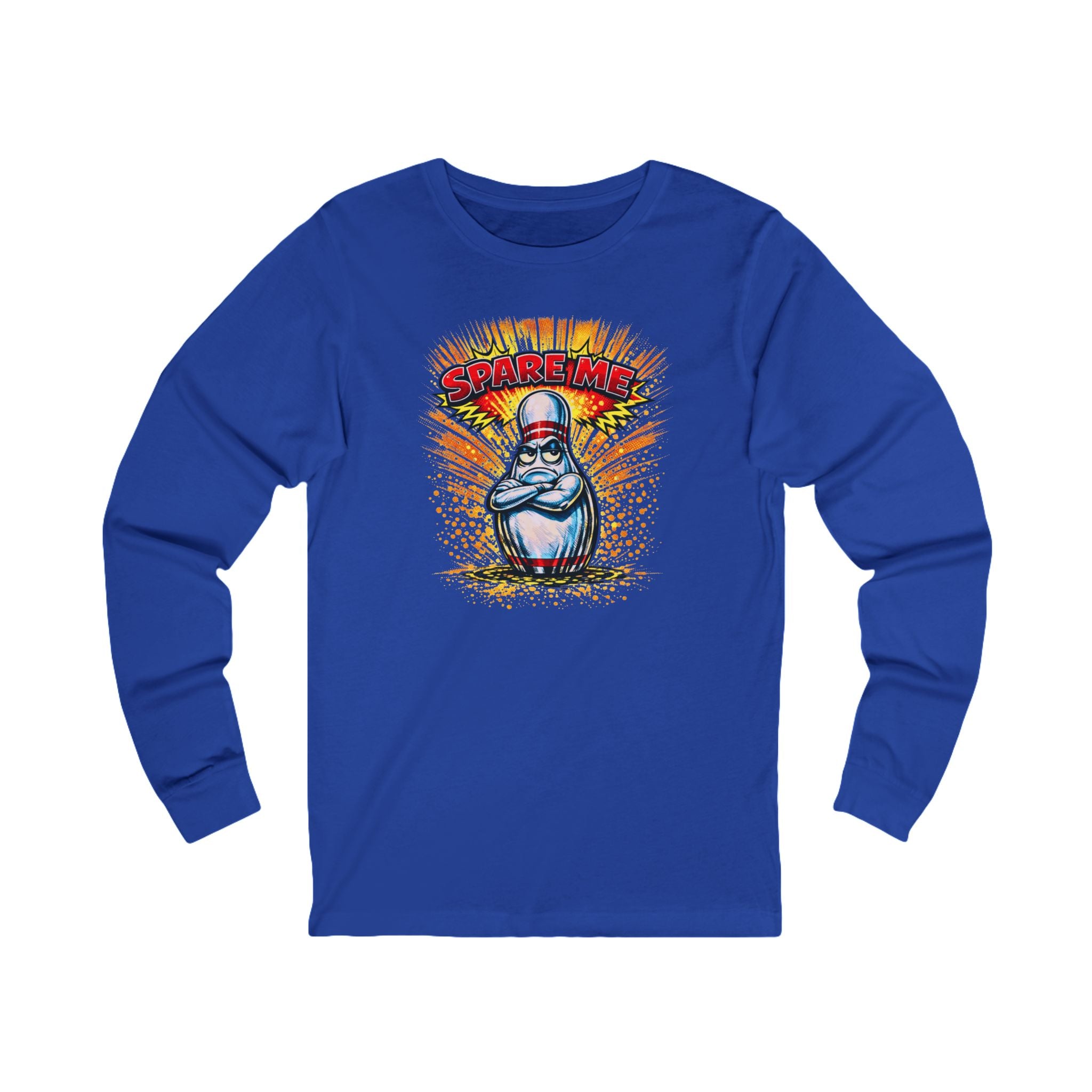 Spare Me Bowling Pin Long Sleeve Tee