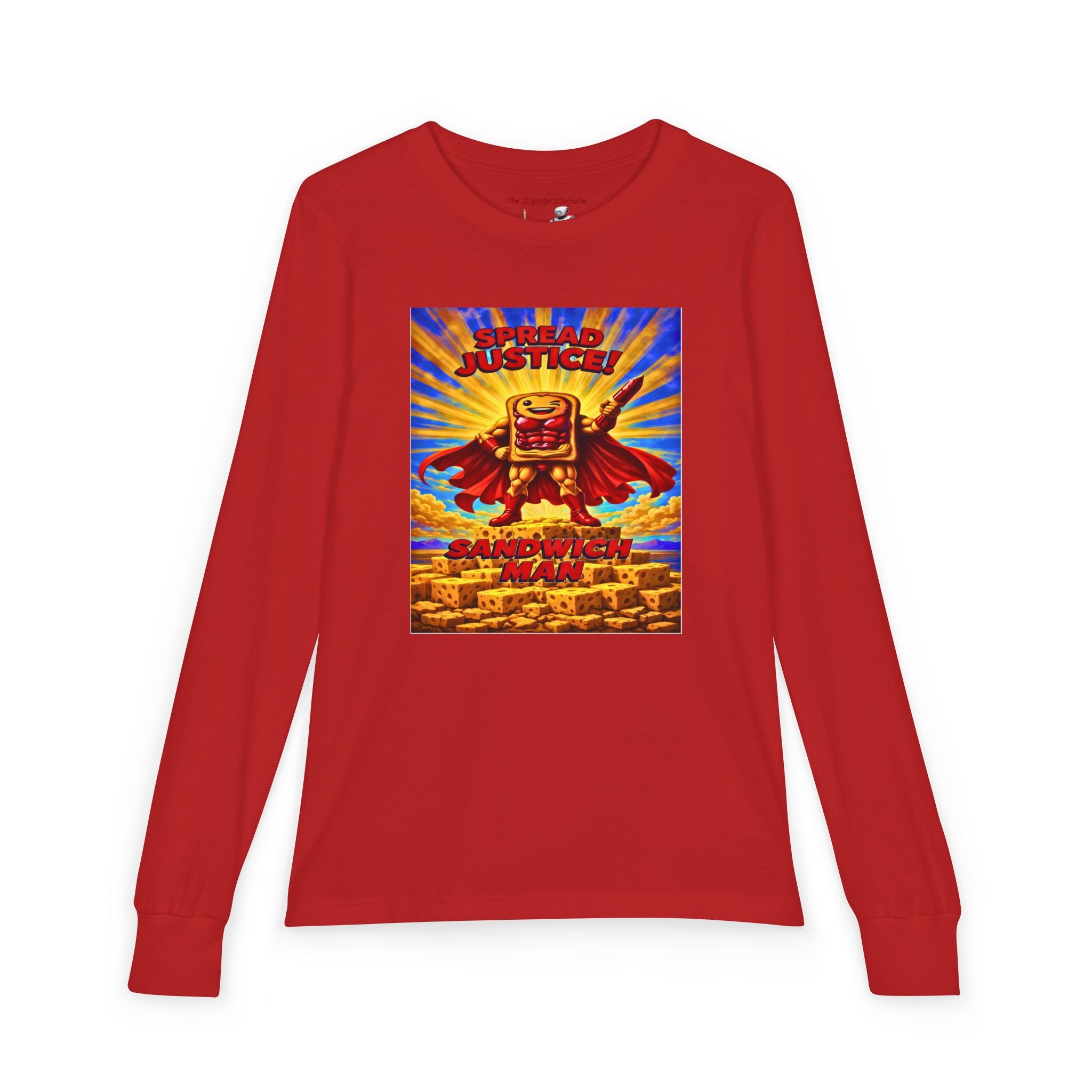 'Spread Justice' Superhero Sandwich Graphic Tee