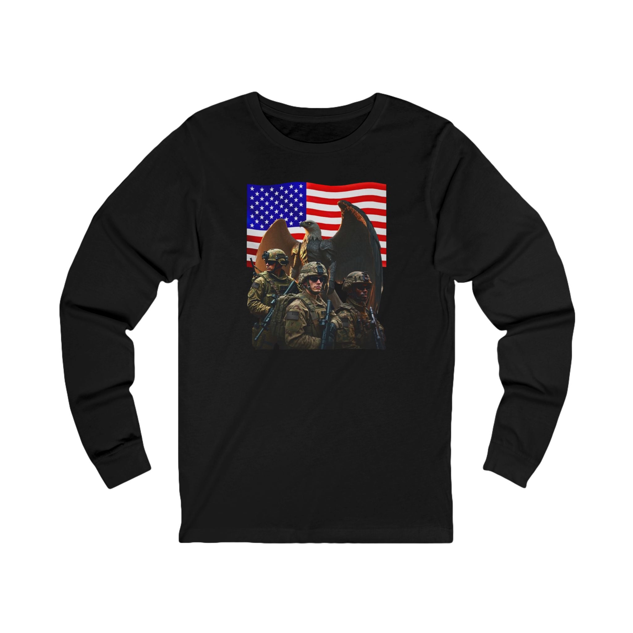 Eagle On Watch Long Sleeve Tee
