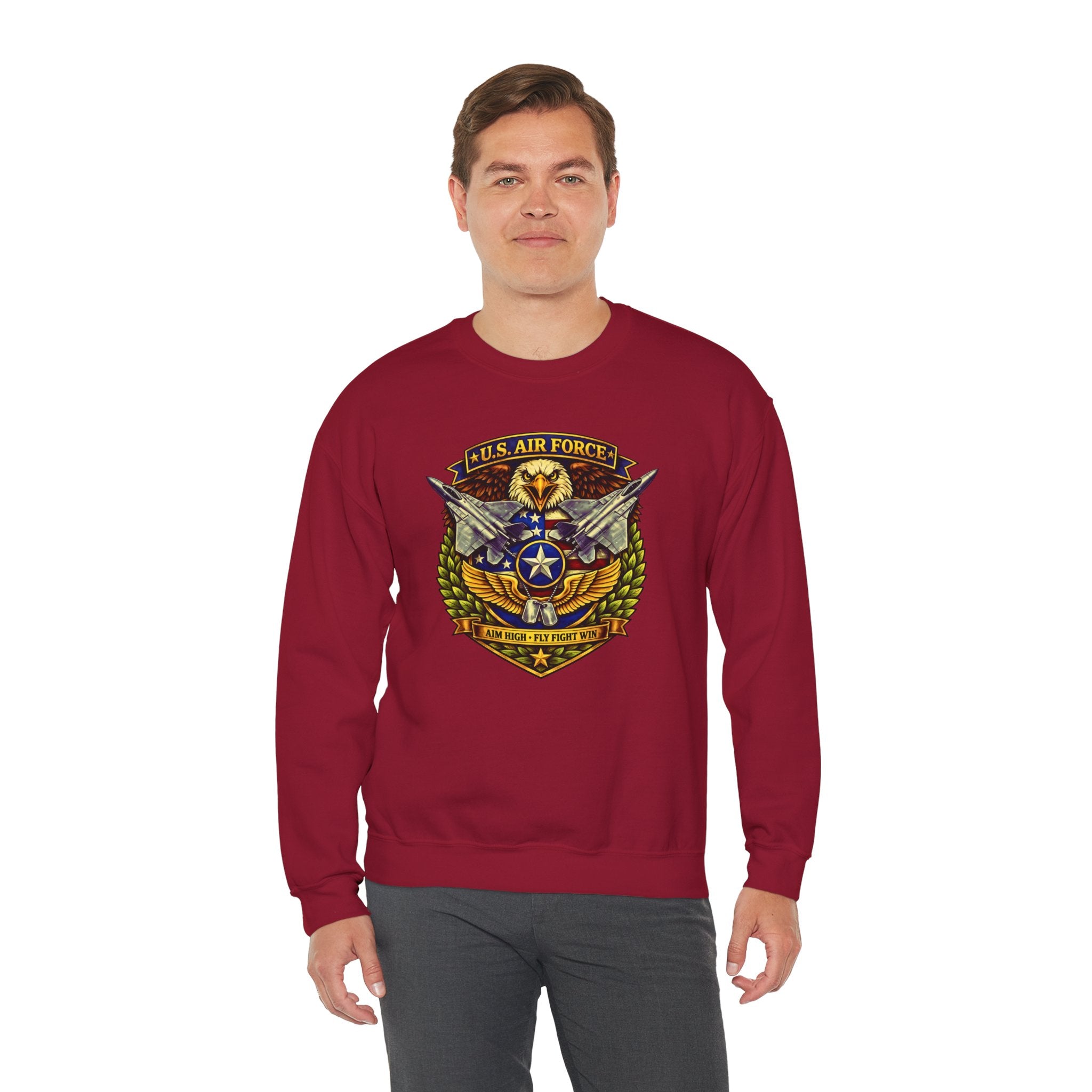 U.S. Air Force Aim High, Fly Fight Win Crewneck Sweatshirt