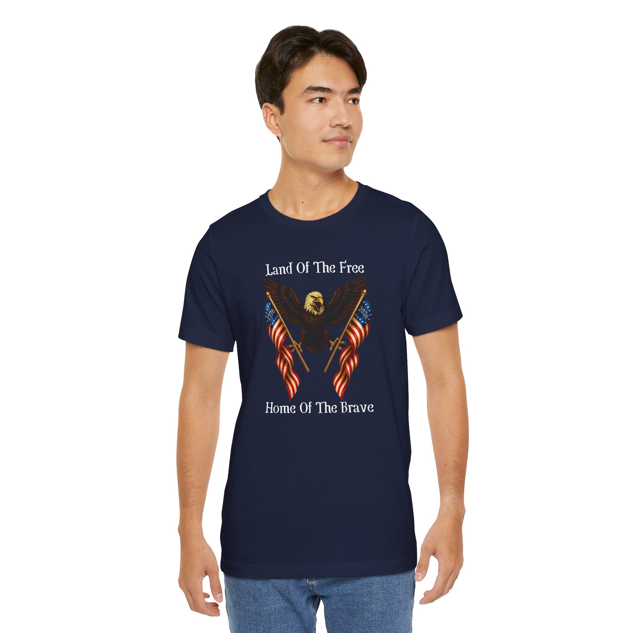 "Land of the Free, Home of the Brave" T‑Shirt