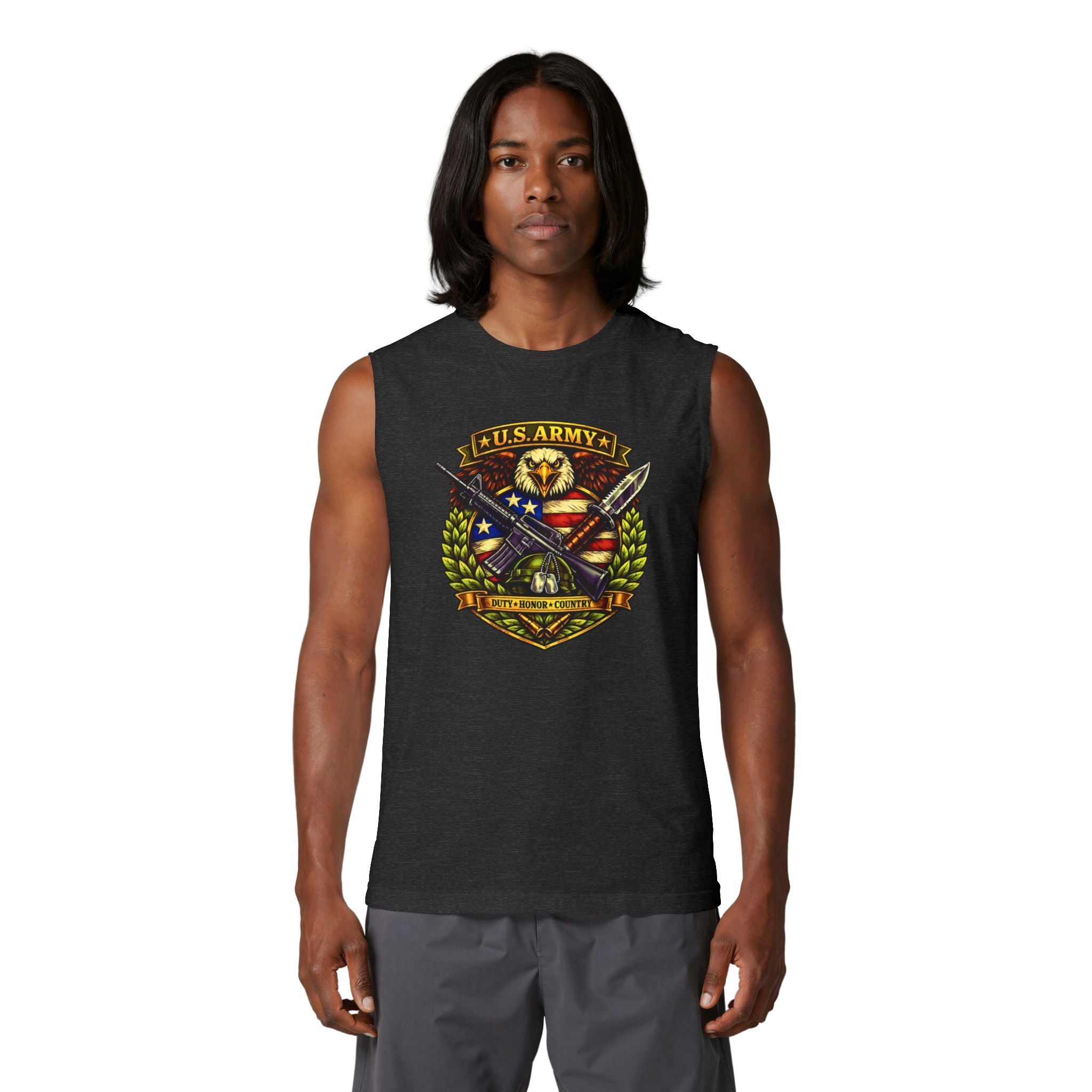 U.S. Army Duty, Honor, Country Muscle Tank