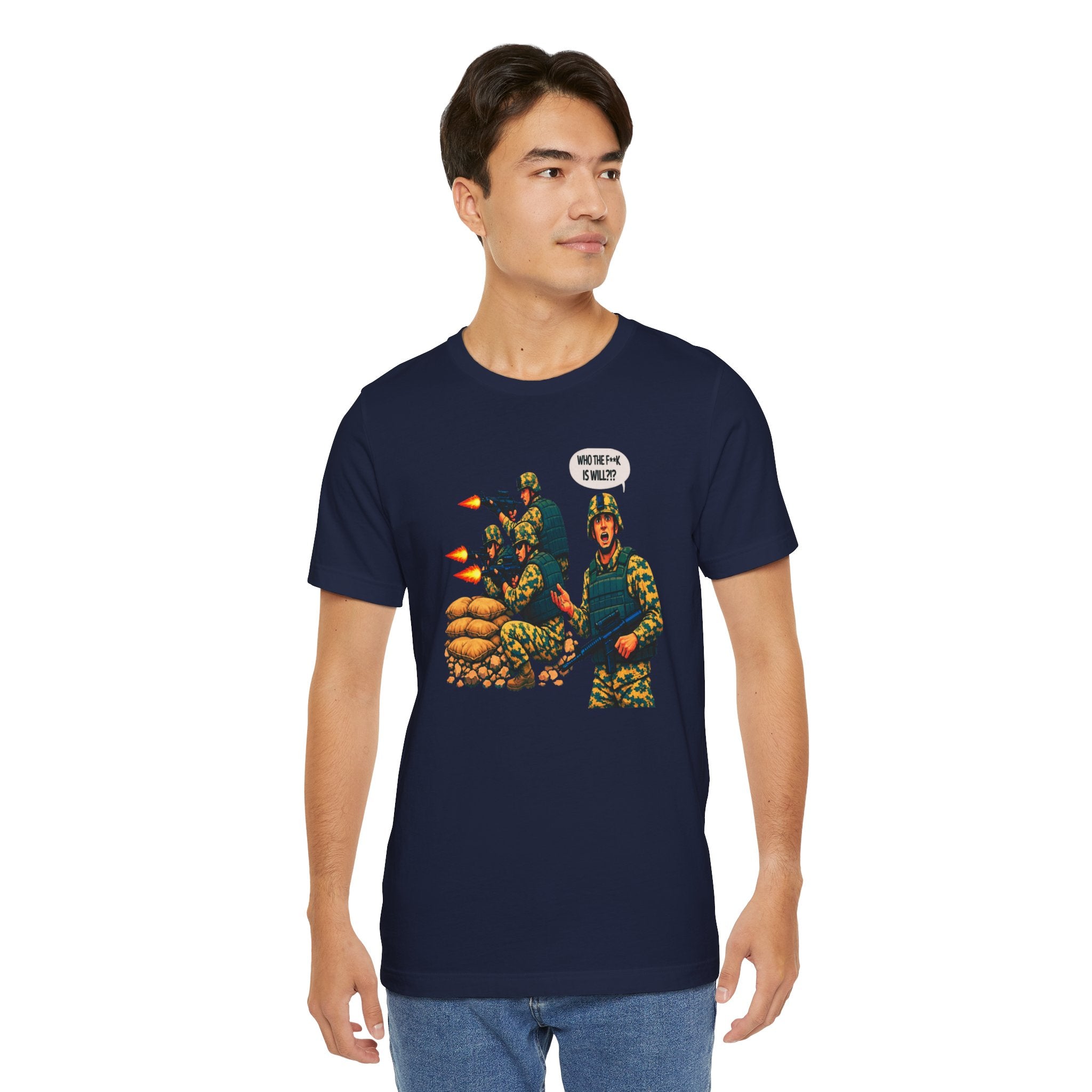 'Who the F**K is Will?' Military Retro Shirt
