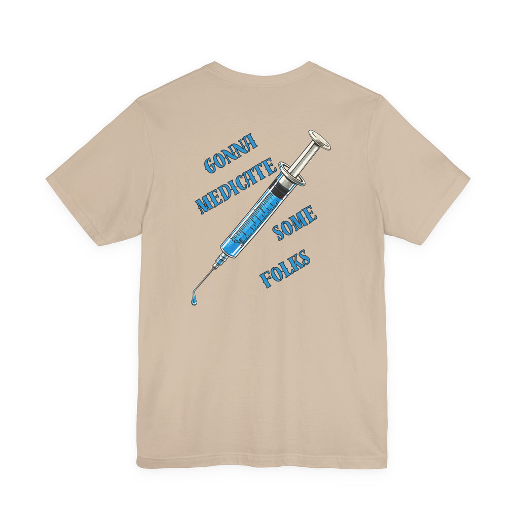Laughter Is The Best Medicine Tee — Funny Nurse & Medic Caduceus T-Shirt
