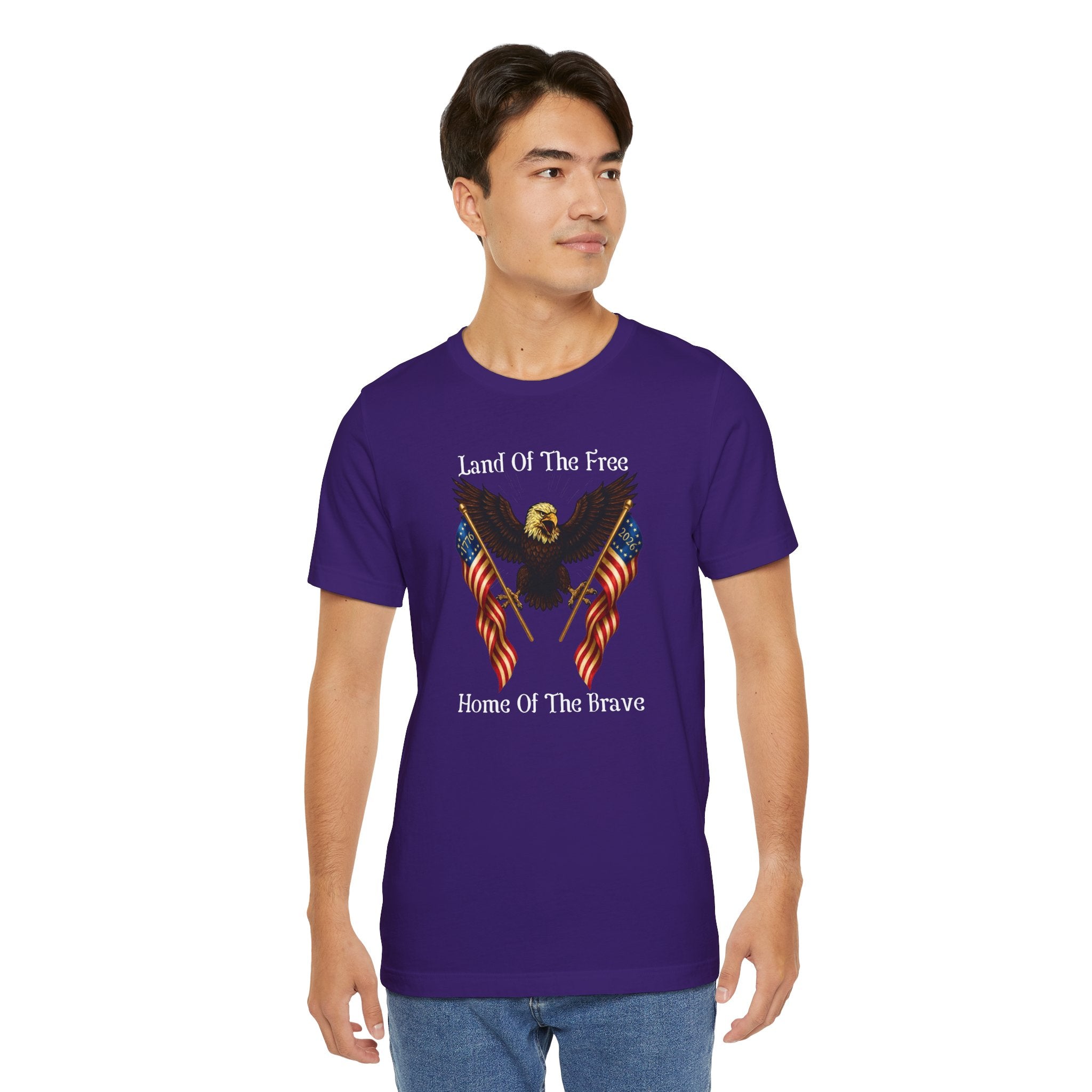 "Land of the Free, Home of the Brave" T‑Shirt