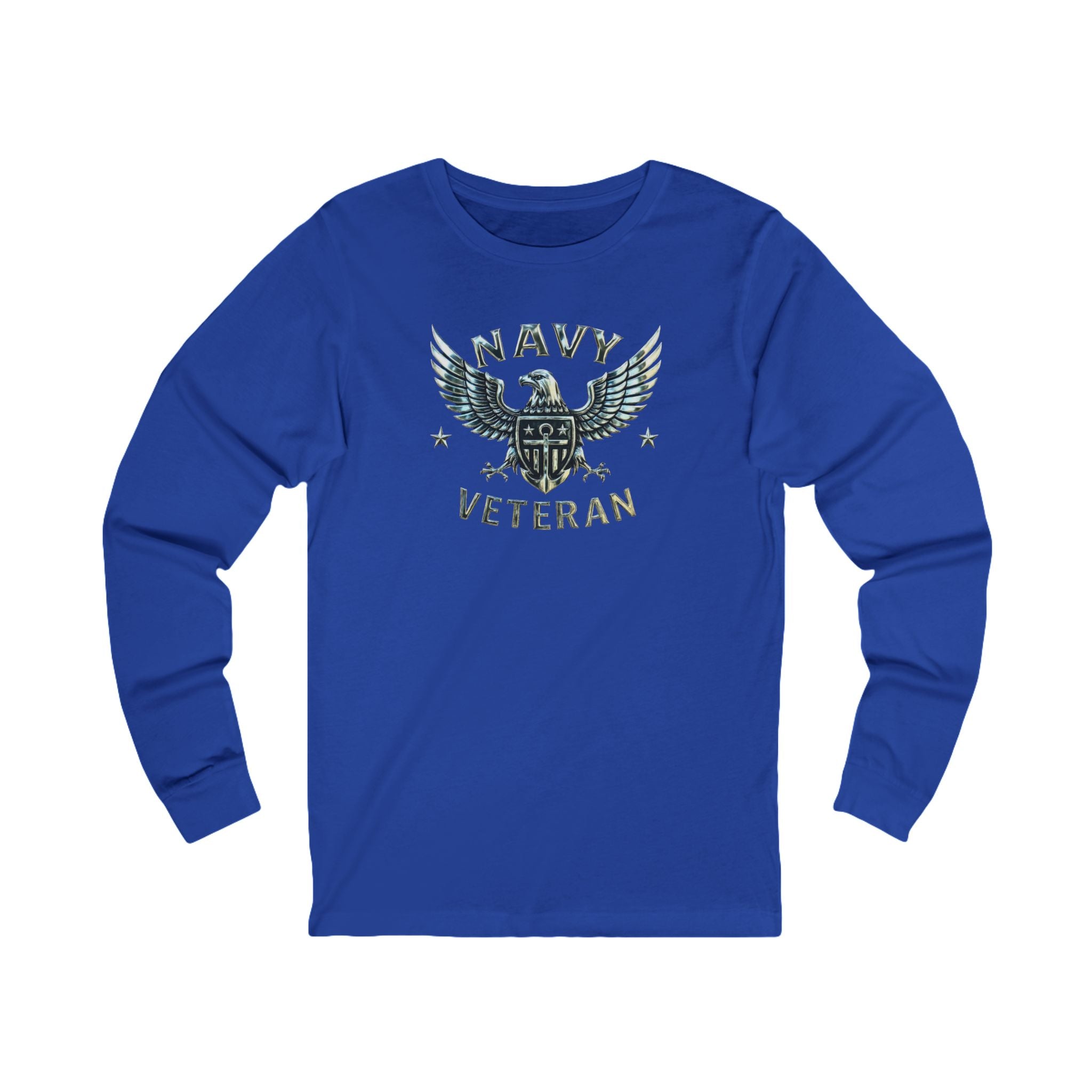 Navy Veteran Eagle Long Sleeve Tee