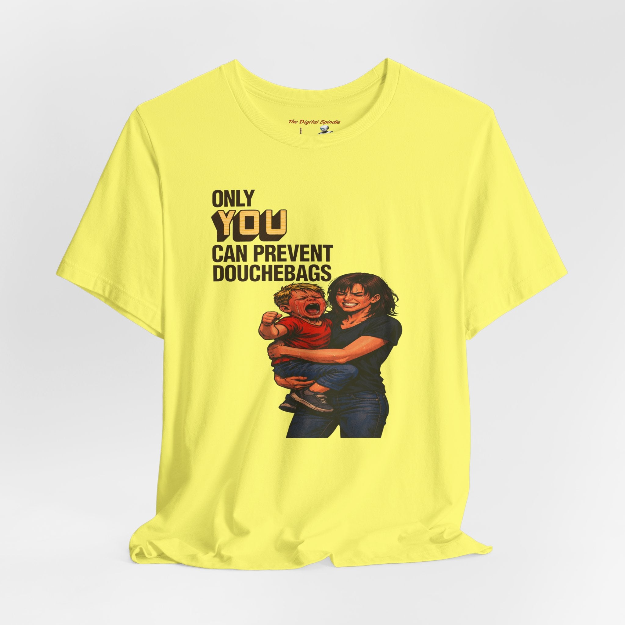 "Only You Can Prevent Douchebags" Mom & Kid Graphic T-Shirt