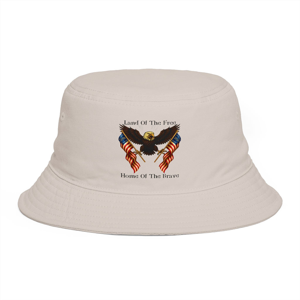 "Land of the Free, Home of the Brave" Bucket Hat
