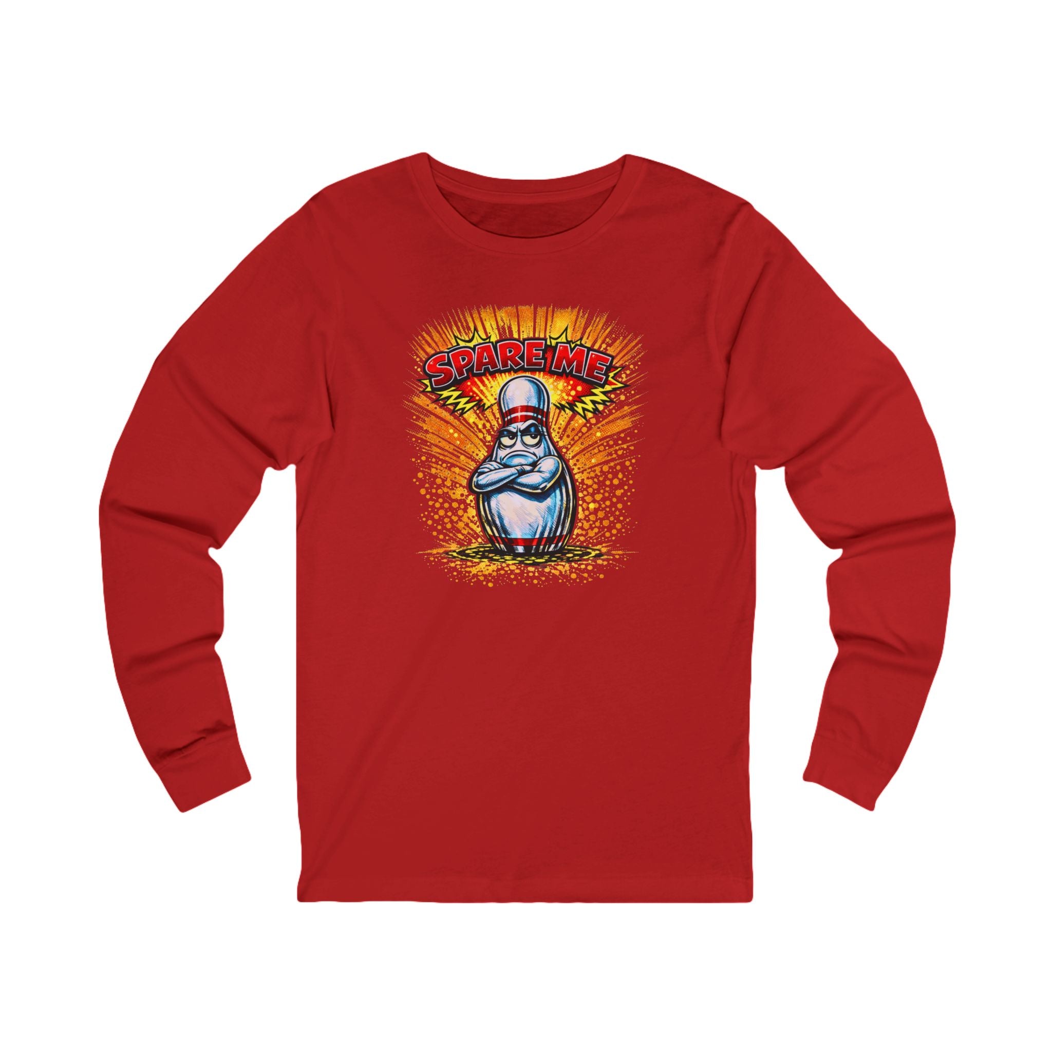 Spare Me Bowling Pin Long Sleeve Tee