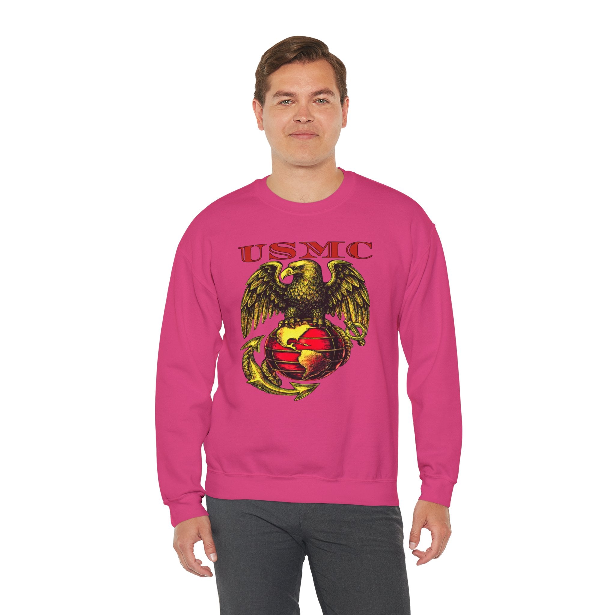 USMC Eagle Globe & Anchor Crewneck Sweatshirt