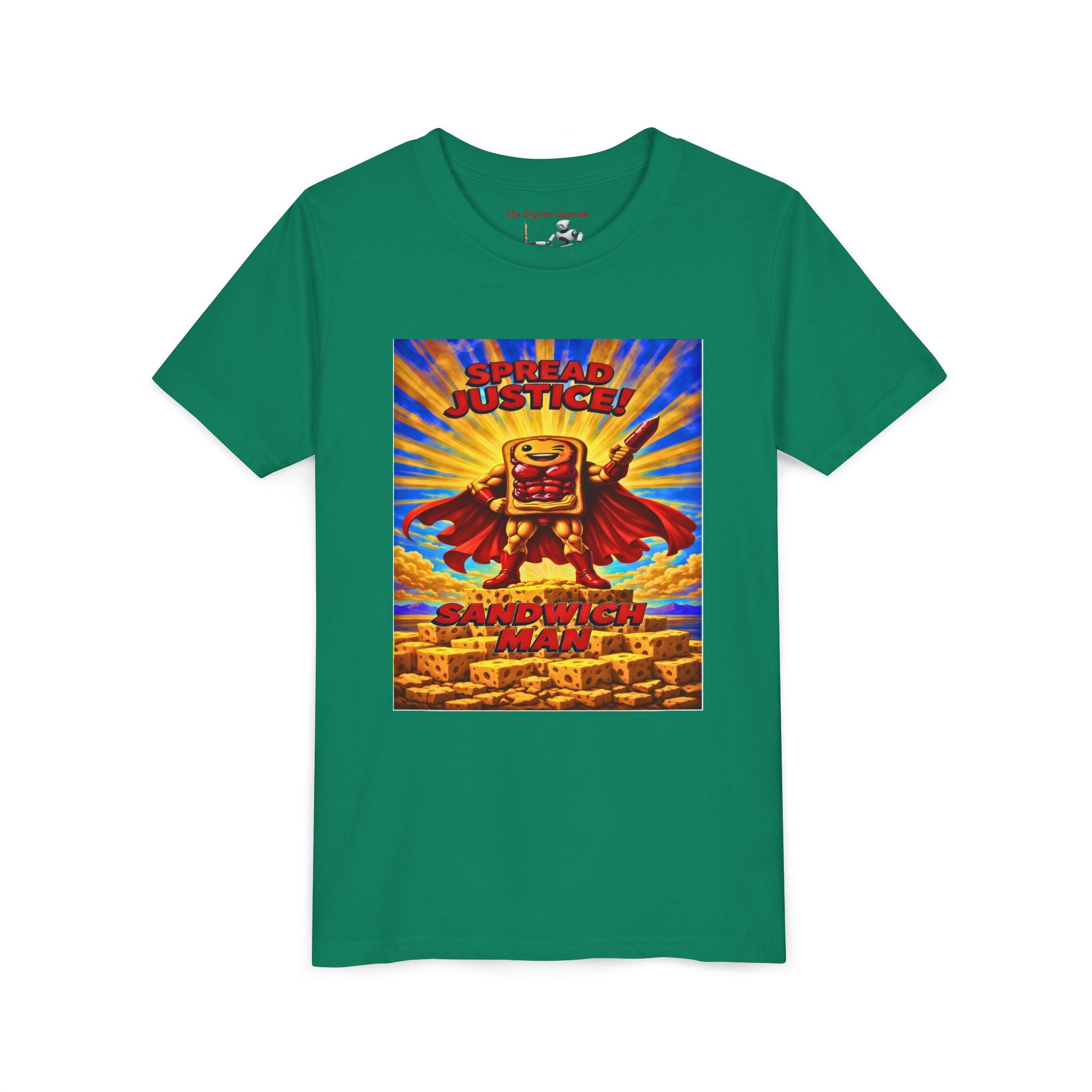 Sandwich Man Superhero Graphic