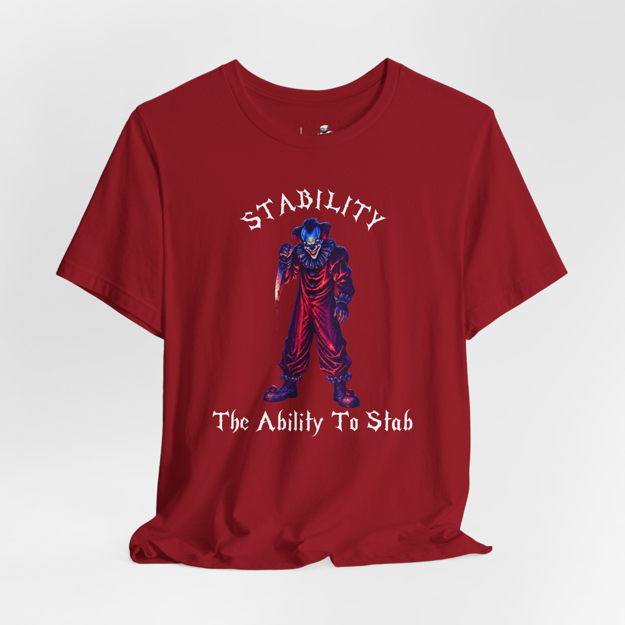 Stability "The Ability to Stab" Dark Fantasy Villain Graphic T-Shirt