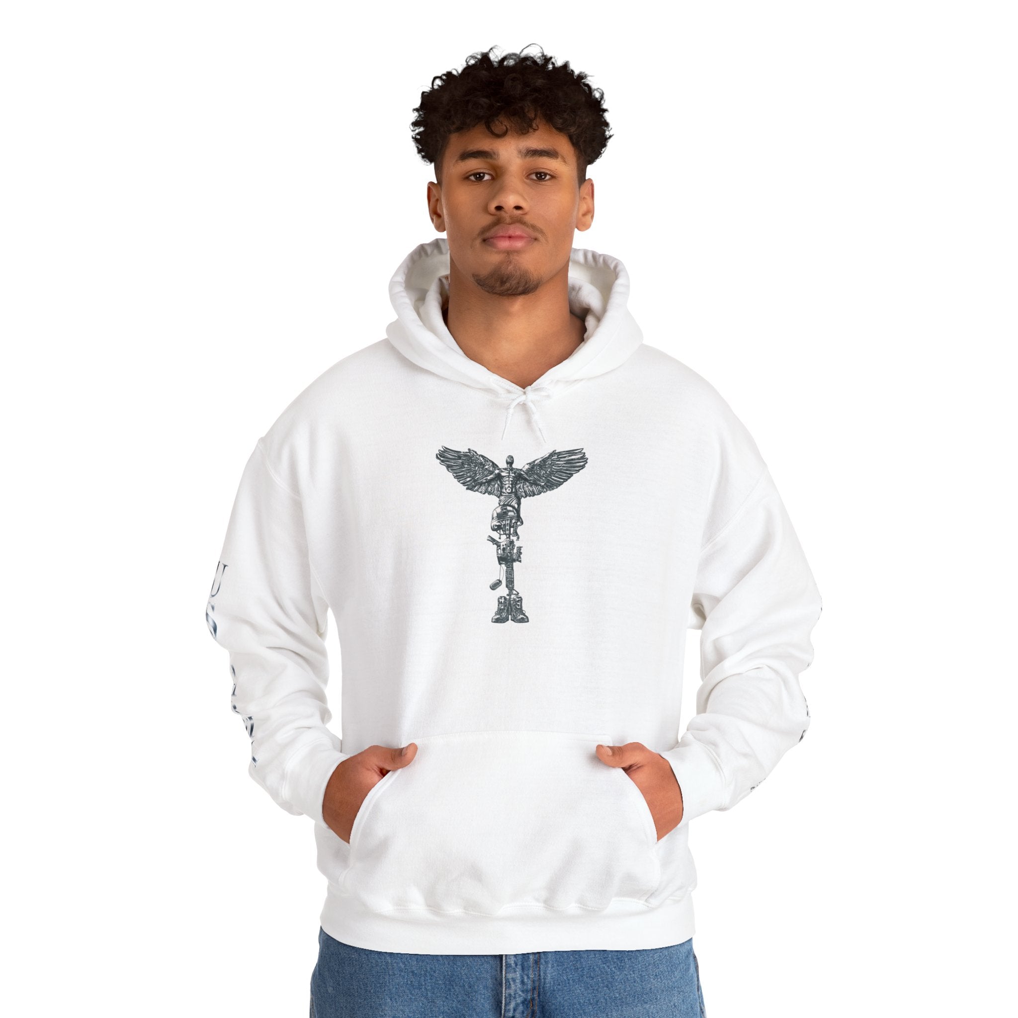 US Army Veteran Crest Hoodie — Military Emblem Sweatshirt