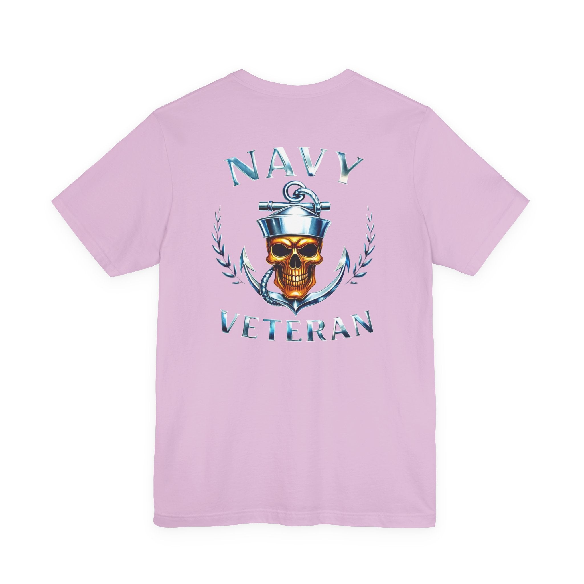 Navy Veteran Skull Anchor T‑Shirt