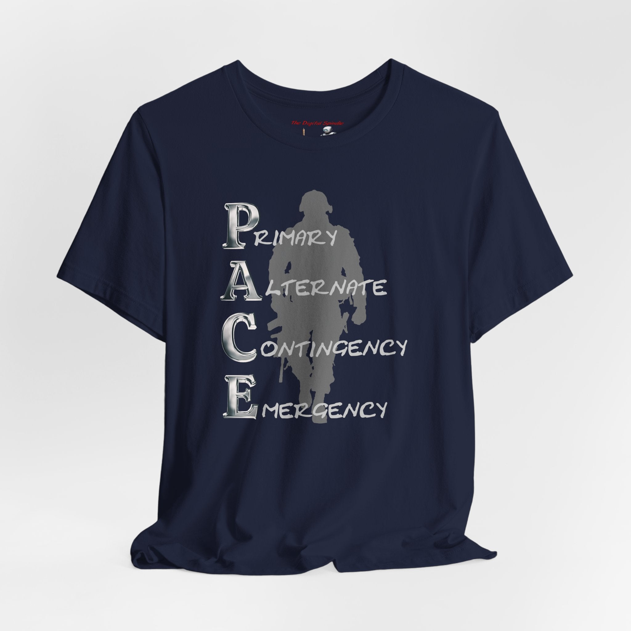 PACE Military Acronym T‑Shirt – "Primary Alternate Contingency Emergency" Tactical Tee