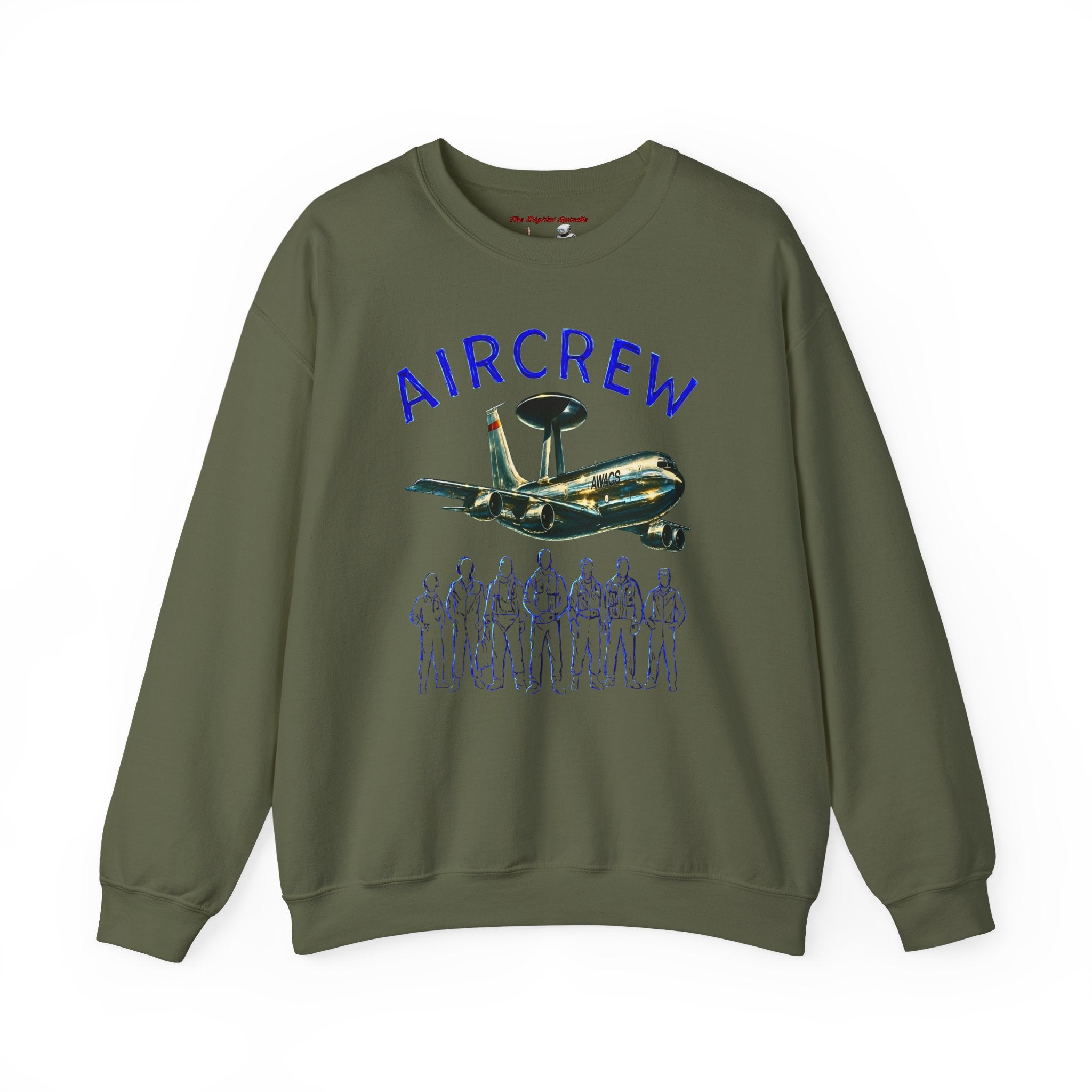 Aircrew Military Plane Graphic Sweatshirt