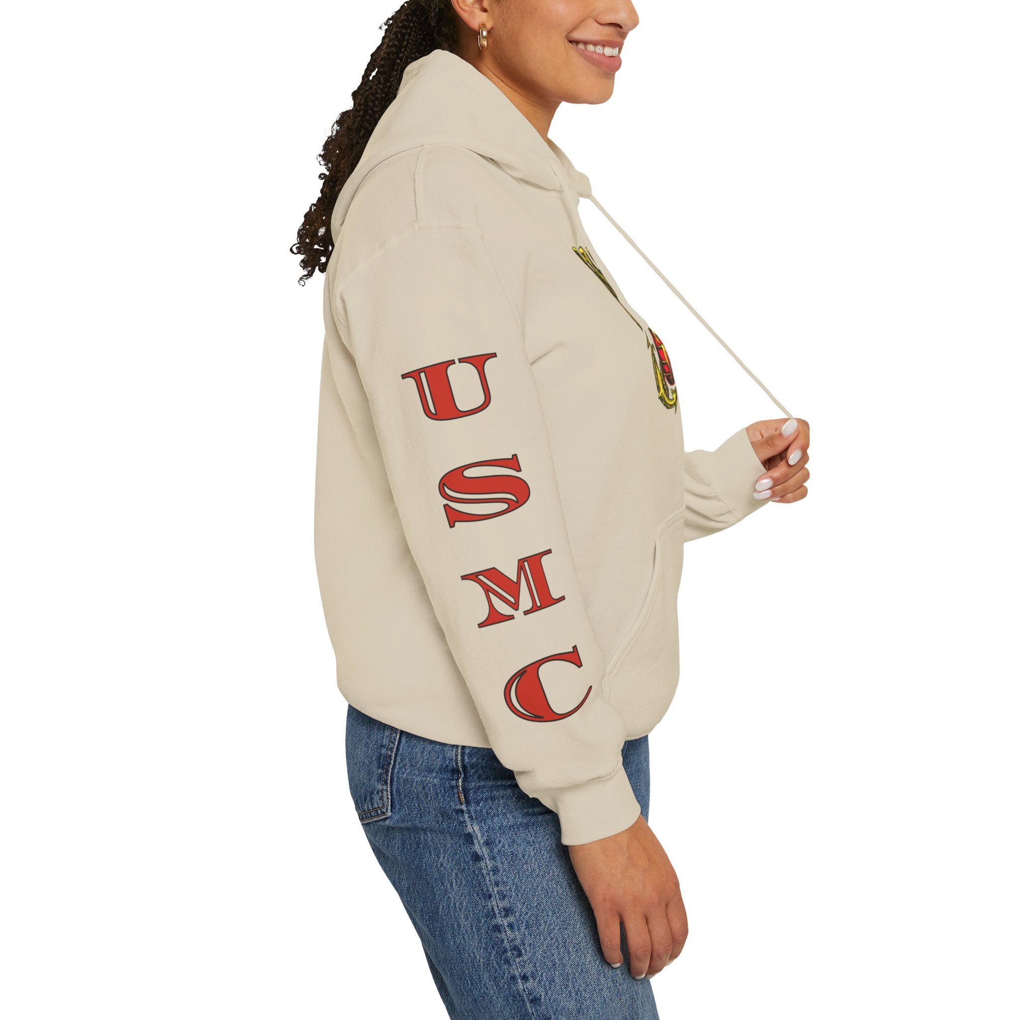 USMC Eagle Globe & Anchor Pullover Hoodie