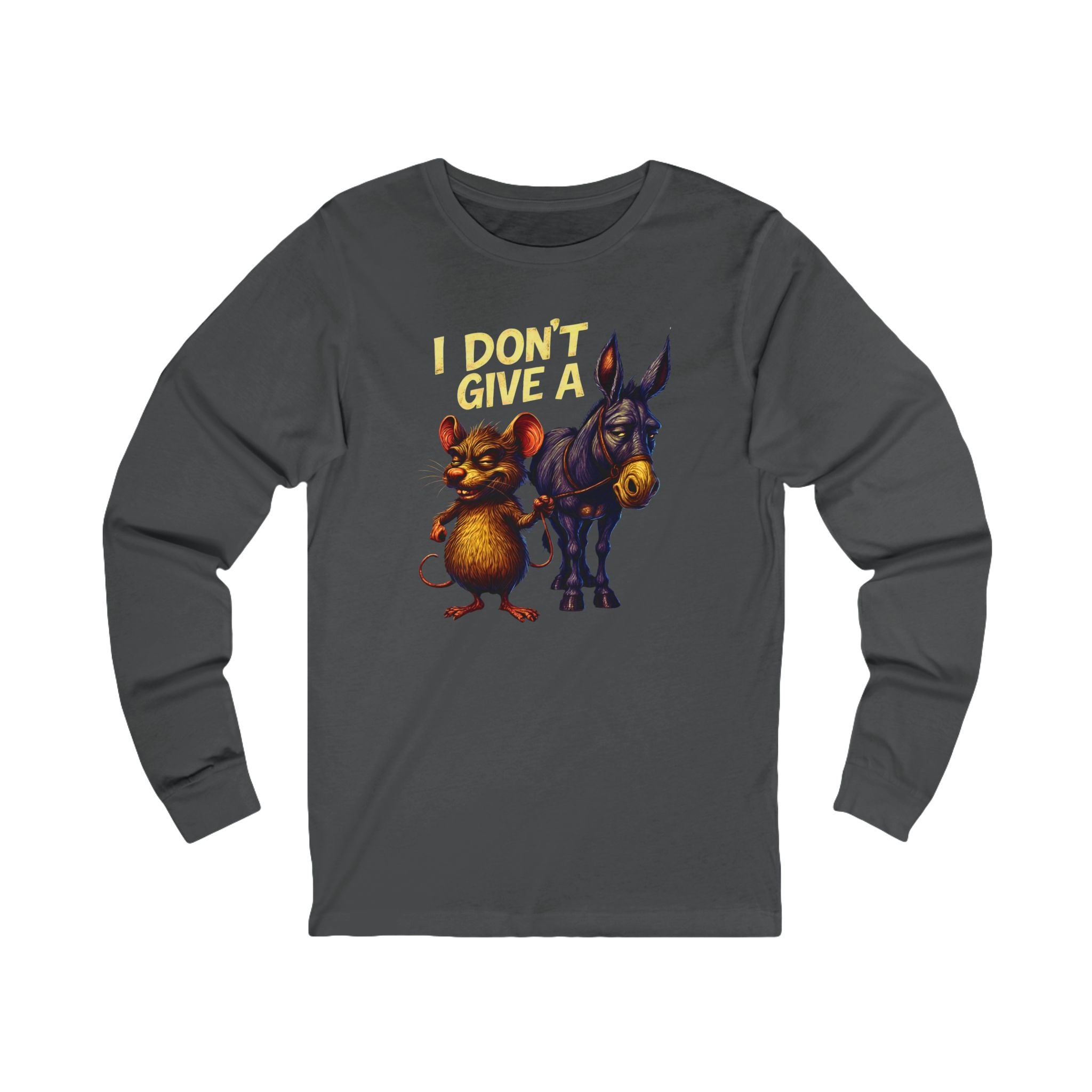 Funny Rat and Donkey Long Sleeve Tee
