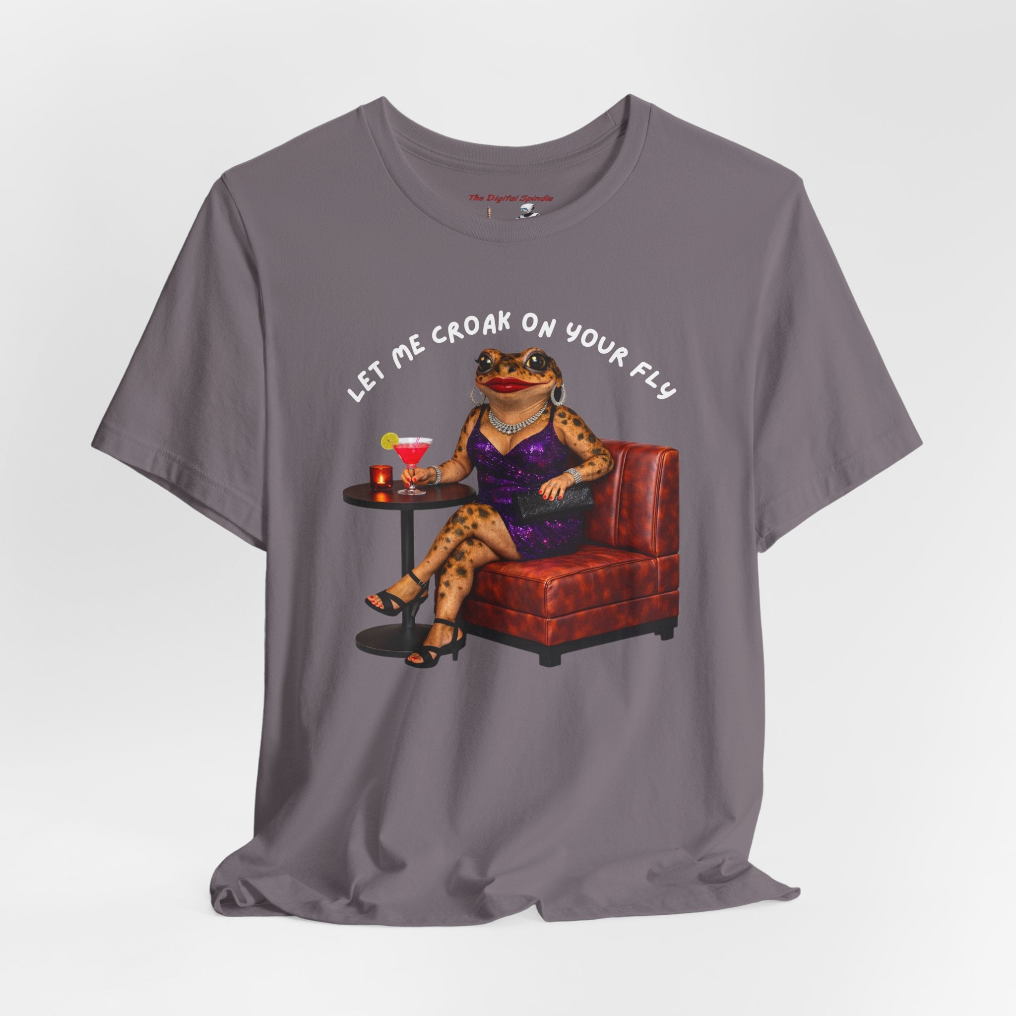 "Let Me Croak On Your Fly" Funny Amphibian Graphic T‑Shirt