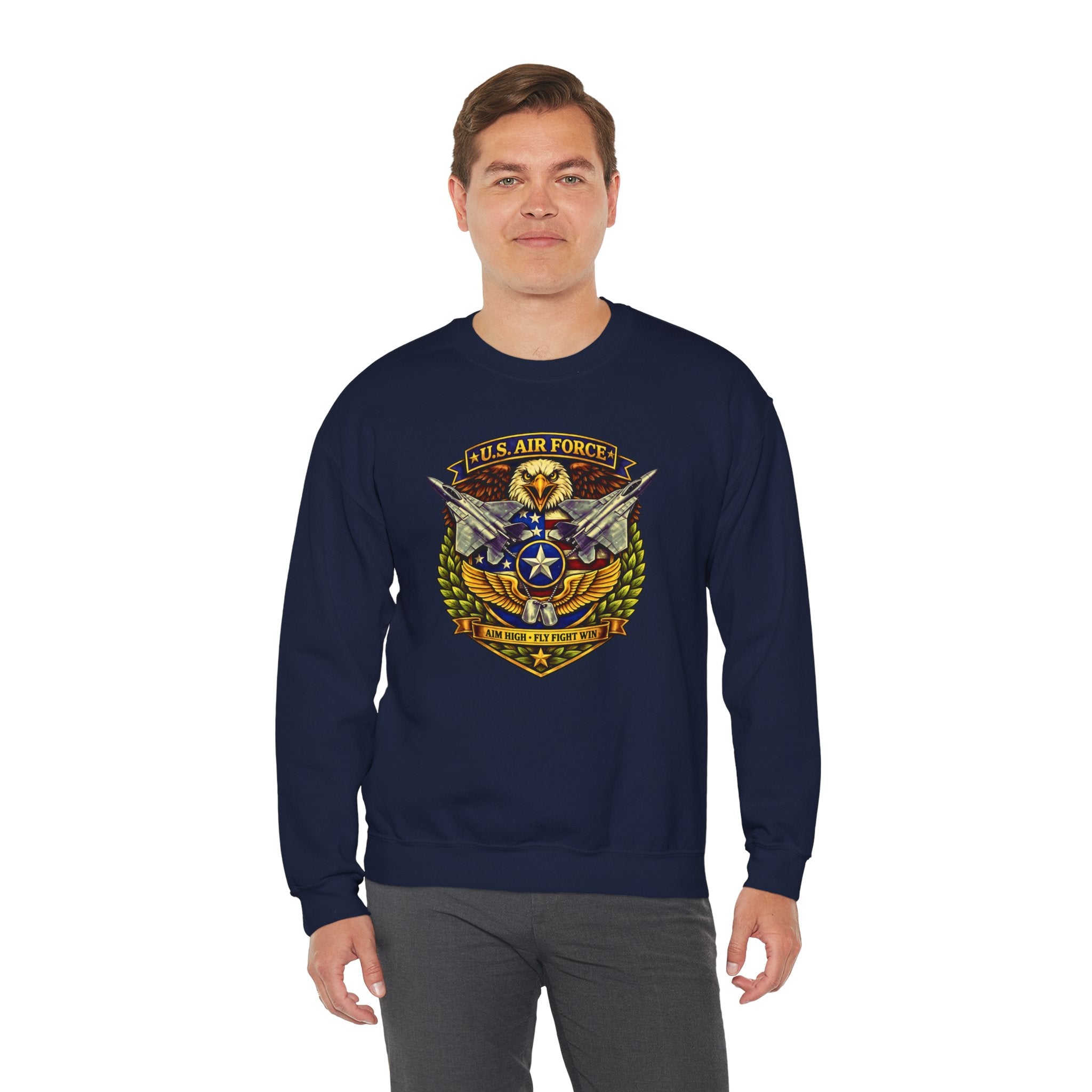 U.S. Air Force Aim High, Fly Fight Win Crewneck Sweatshirt