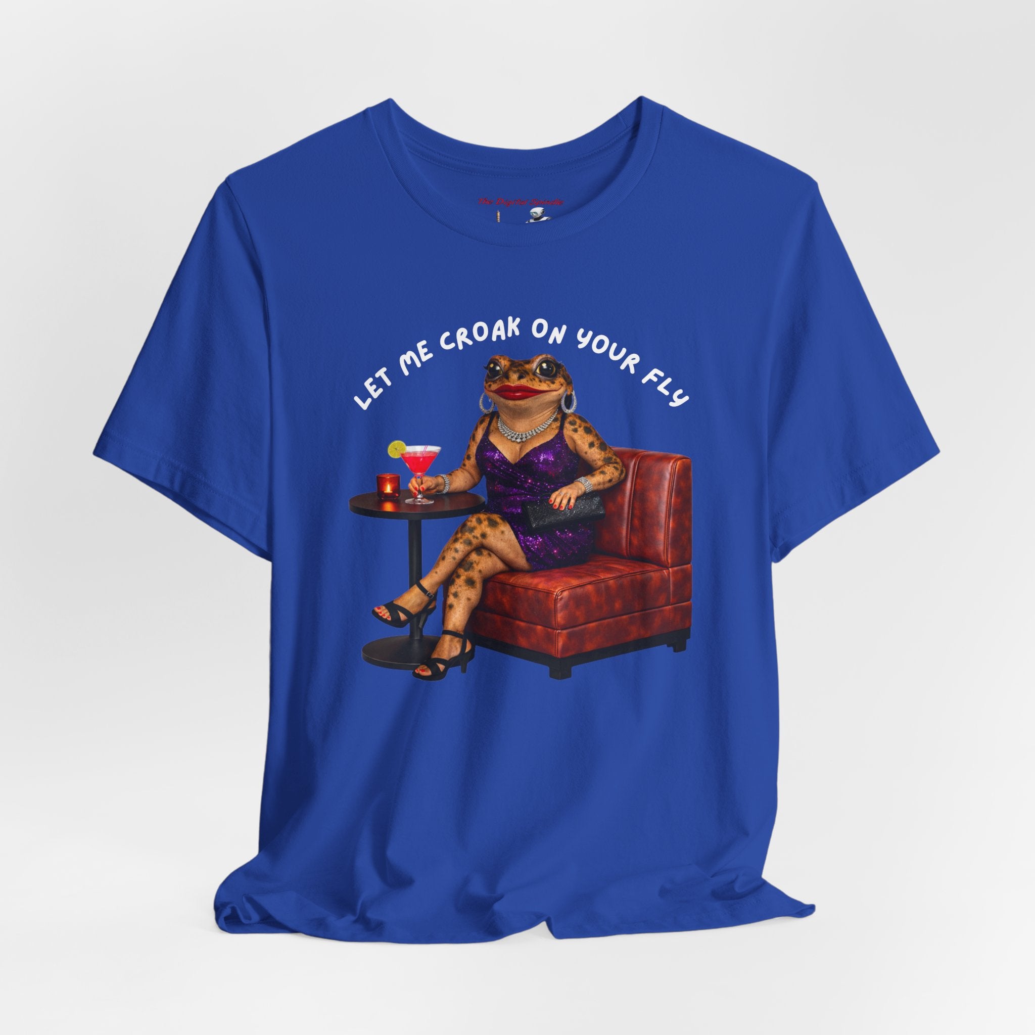 "Let Me Croak On Your Fly" Funny Amphibian Graphic T‑Shirt
