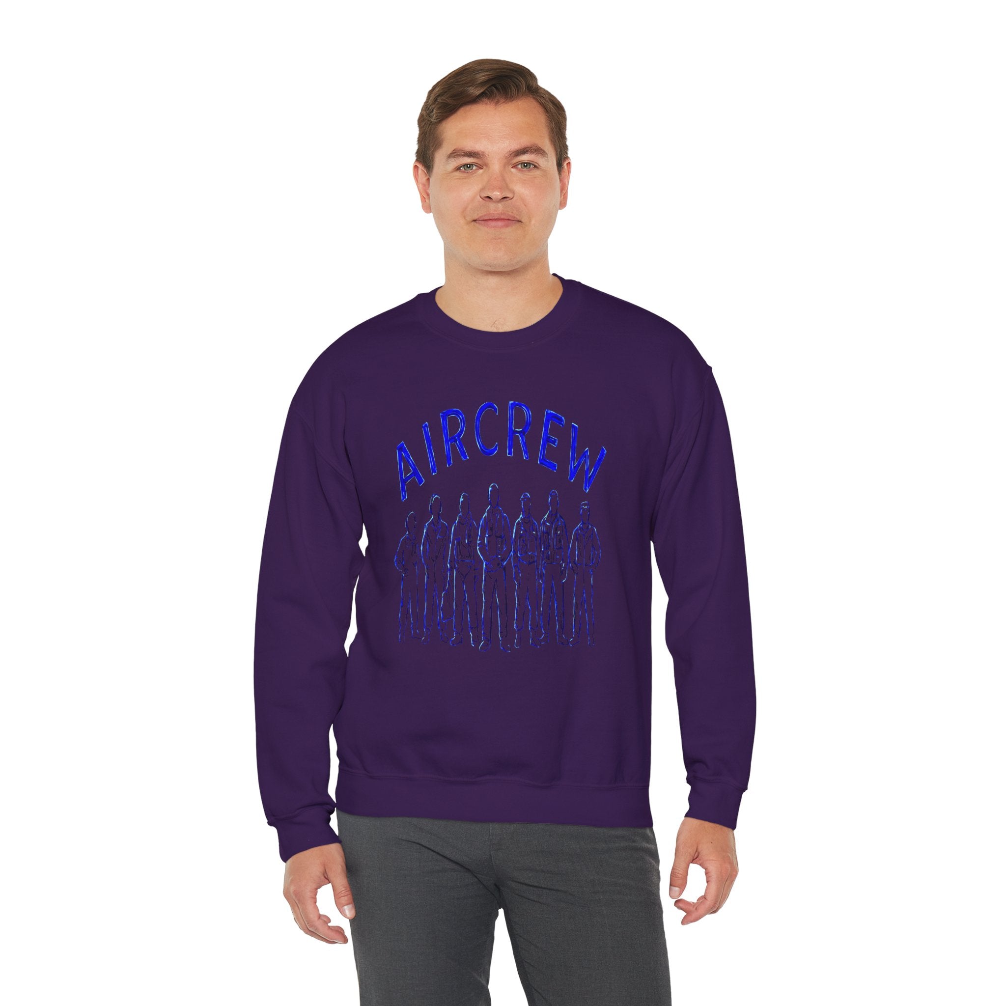 Aircrew Graphic Sweatshirt — Crewneck Pilot & Flight Crew Design