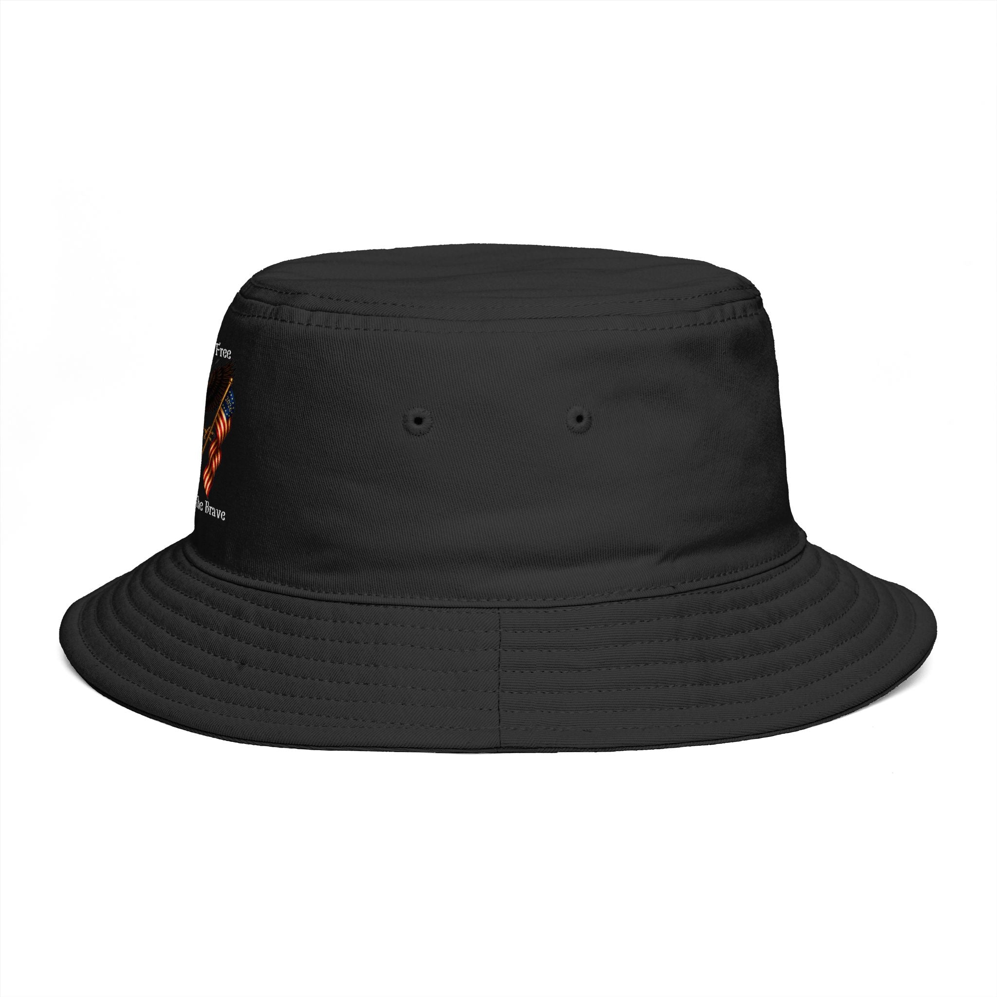 "Land of the Free, Home of the Brave" Bucket Hat