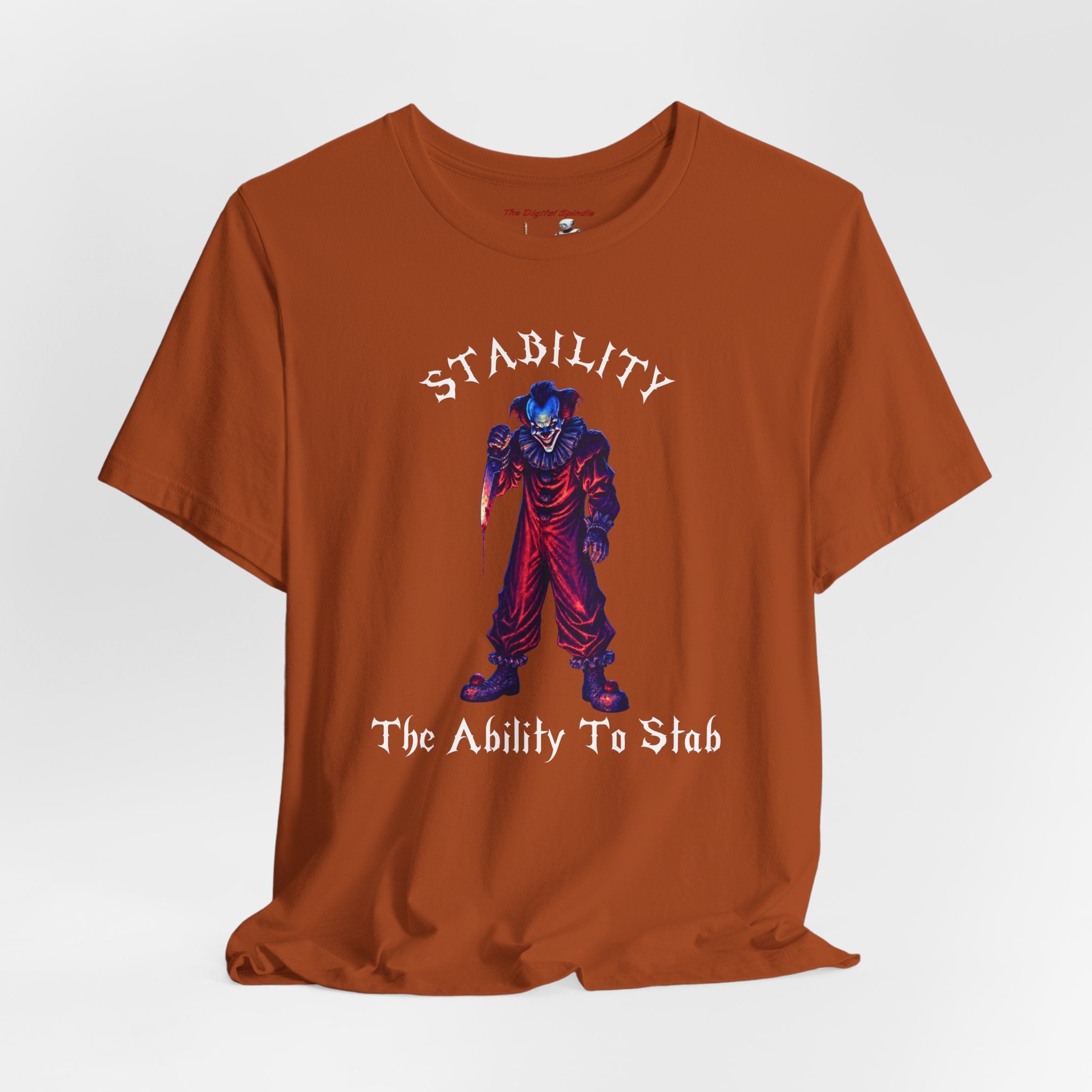 Stability "The Ability to Stab" Dark Fantasy Villain Graphic T-Shirt