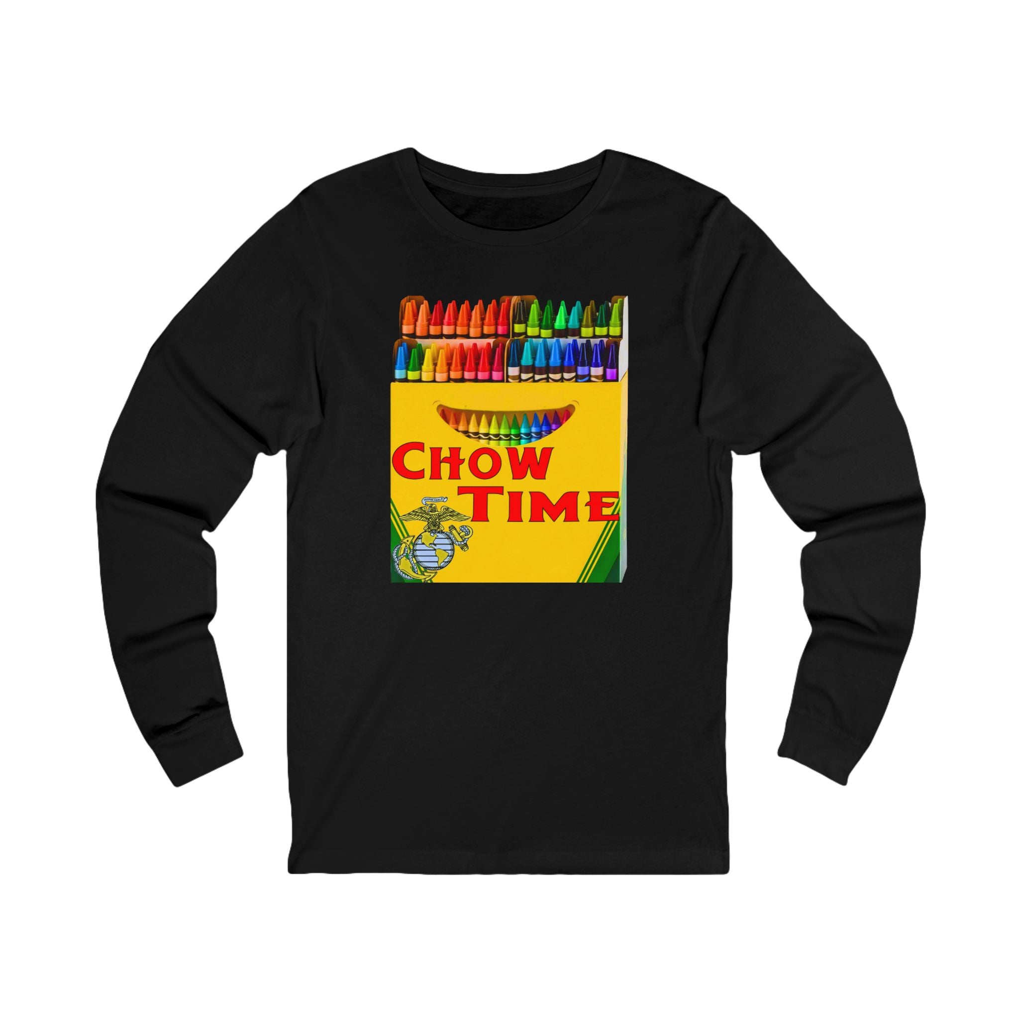 Chow Time Crayon Long Sleeve Tee