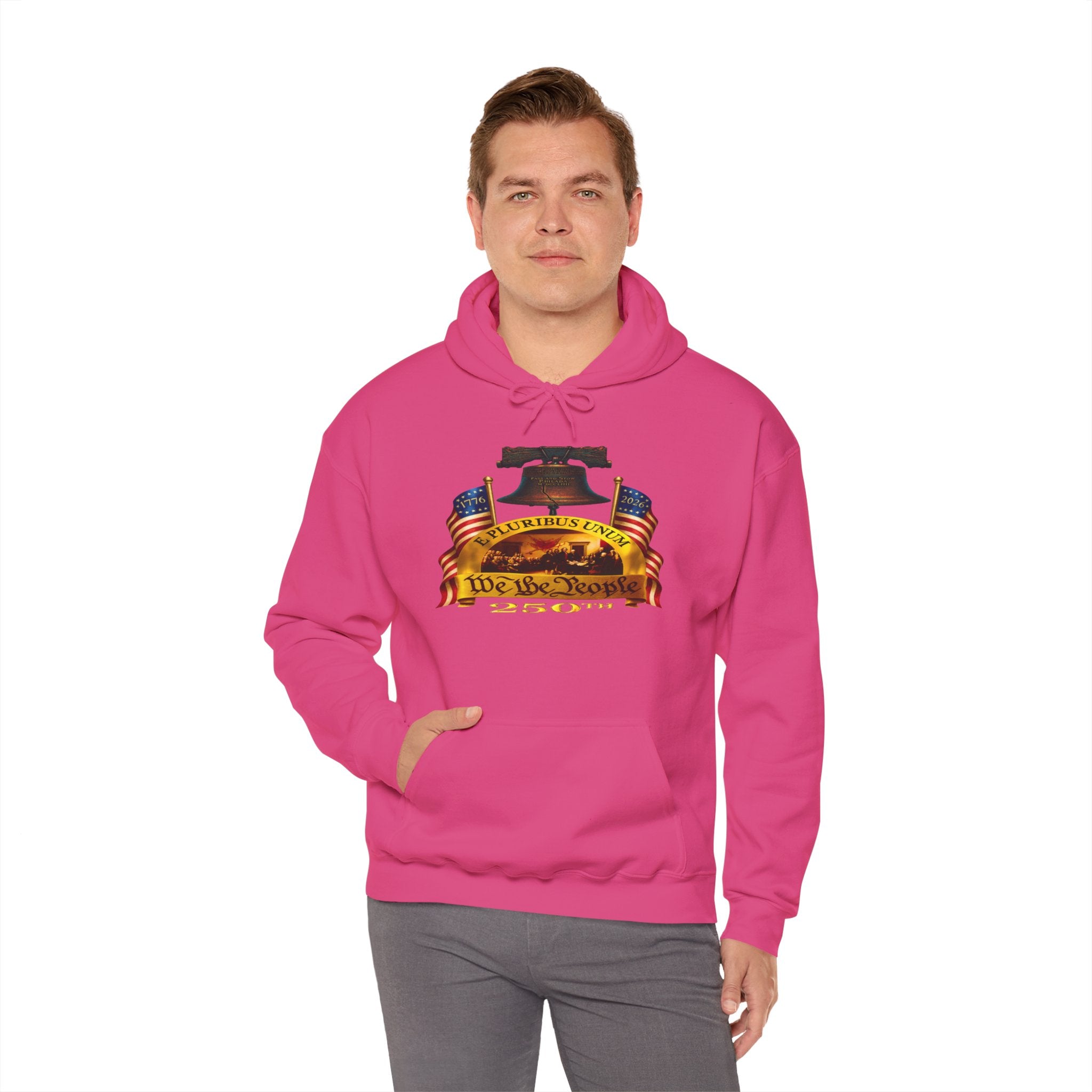 We The People Liberty Bell Hoodie – Patriotic American Flag Sweatshirt