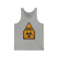 Highly Unstable Biohazard Tank Top – Funny Warning Graphic Muscle Tee