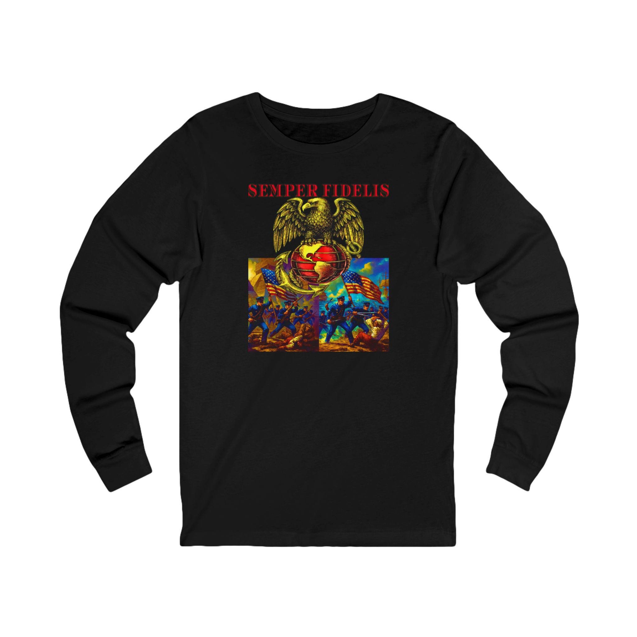 Montezuma To Tripoli USMC Marine Corps Tribute Shirt