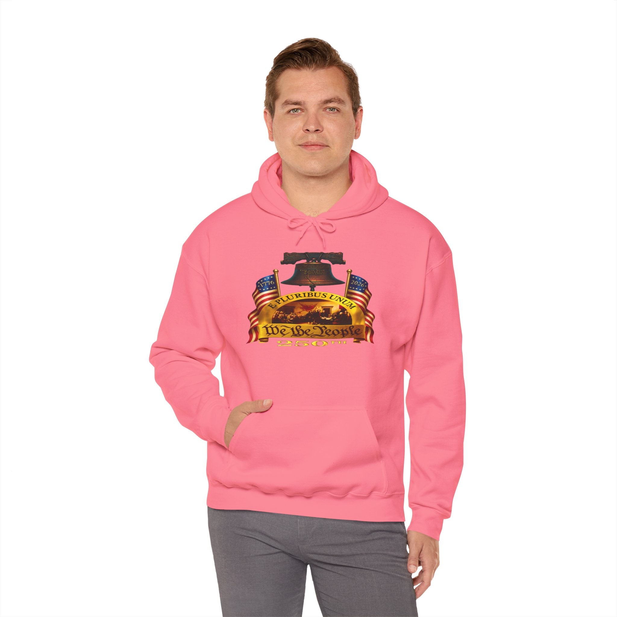 We The People Liberty Bell Hoodie – Patriotic American Flag Sweatshirt
