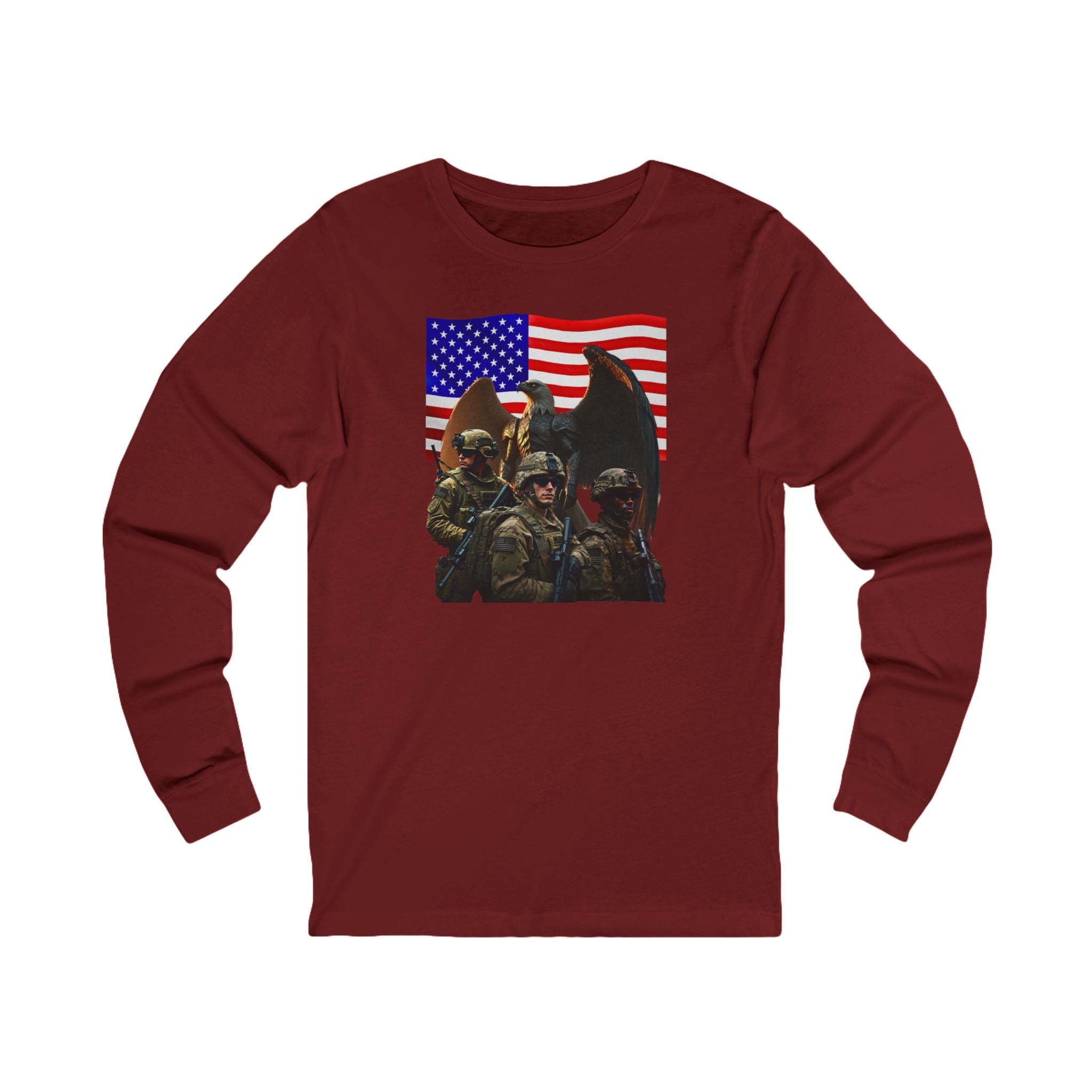 Eagle On Watch Long Sleeve Tee